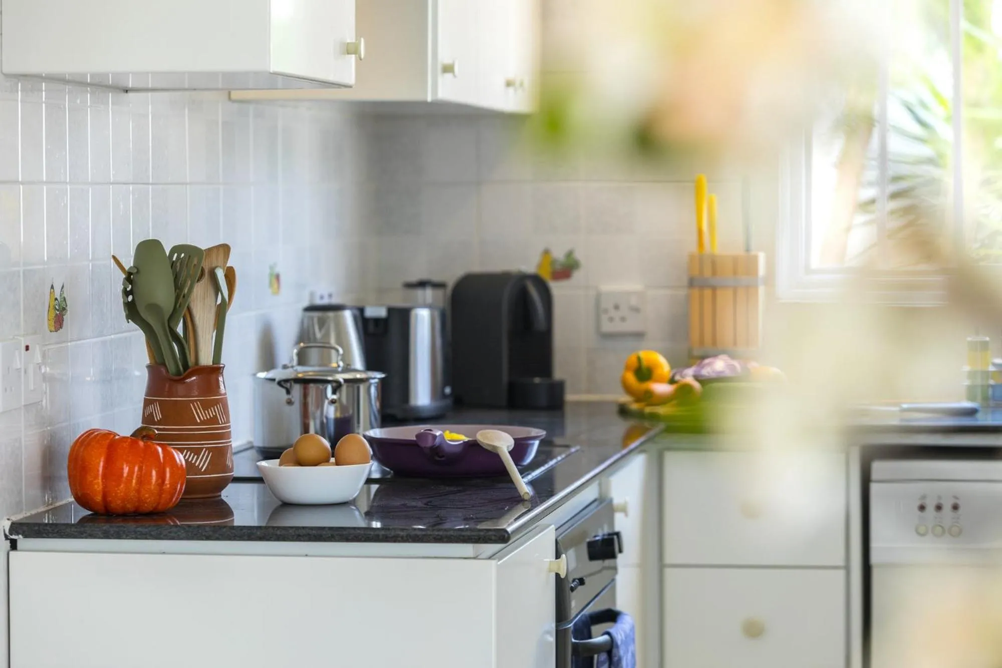 Kitchen or kitchenette in Villa Serene