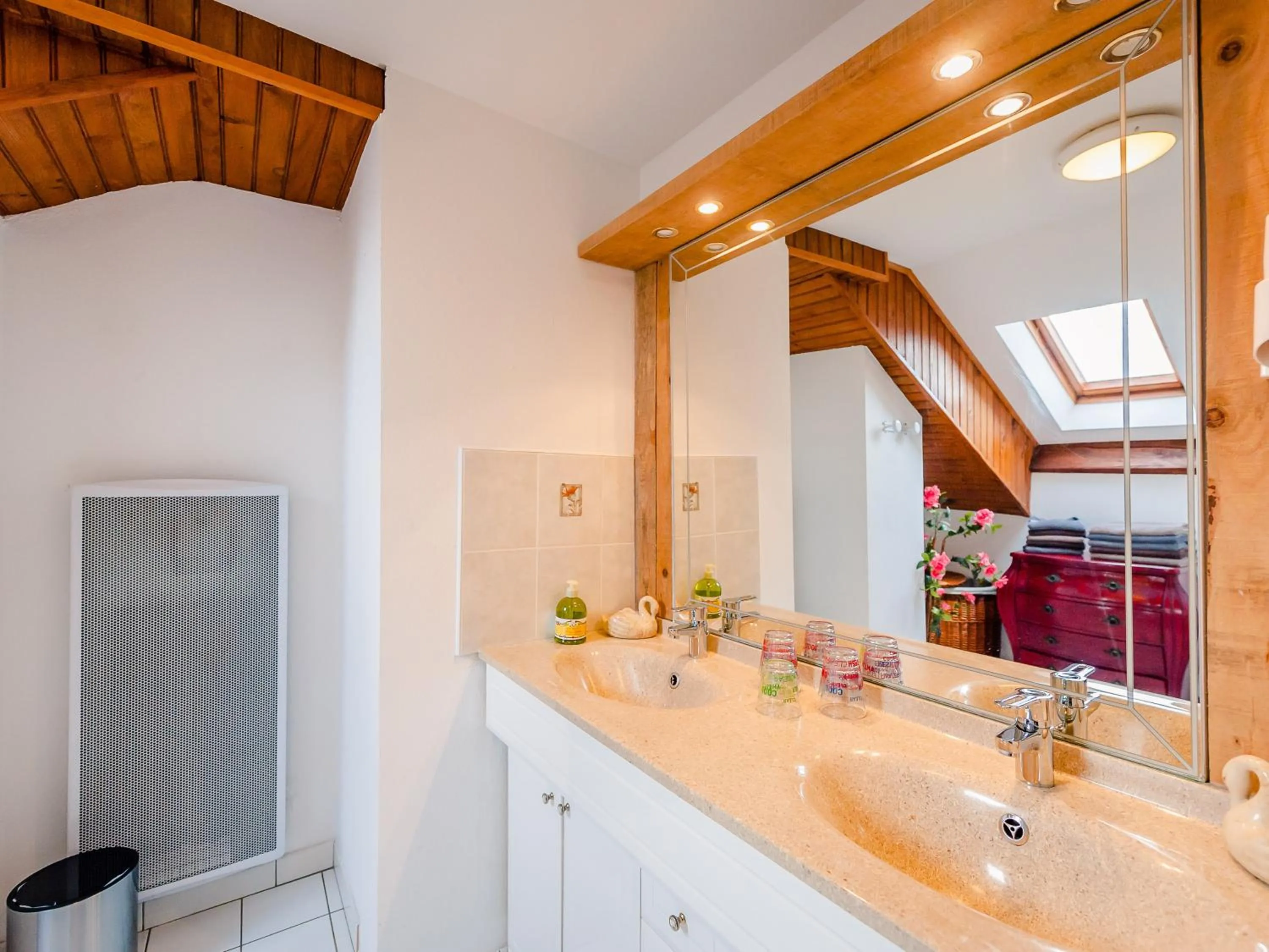 Bathroom in Auberge De Liezey