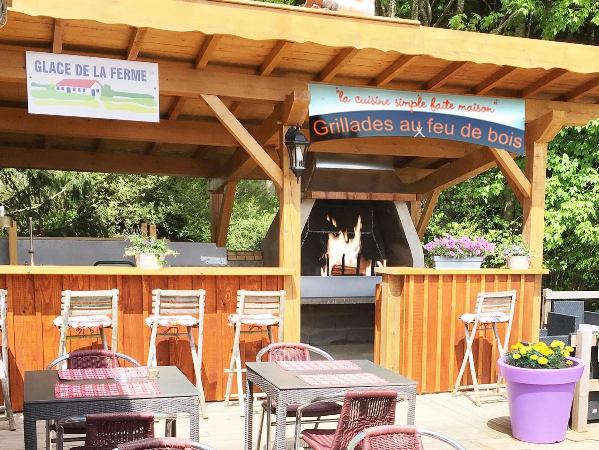 Dining area in Auberge De Liezey