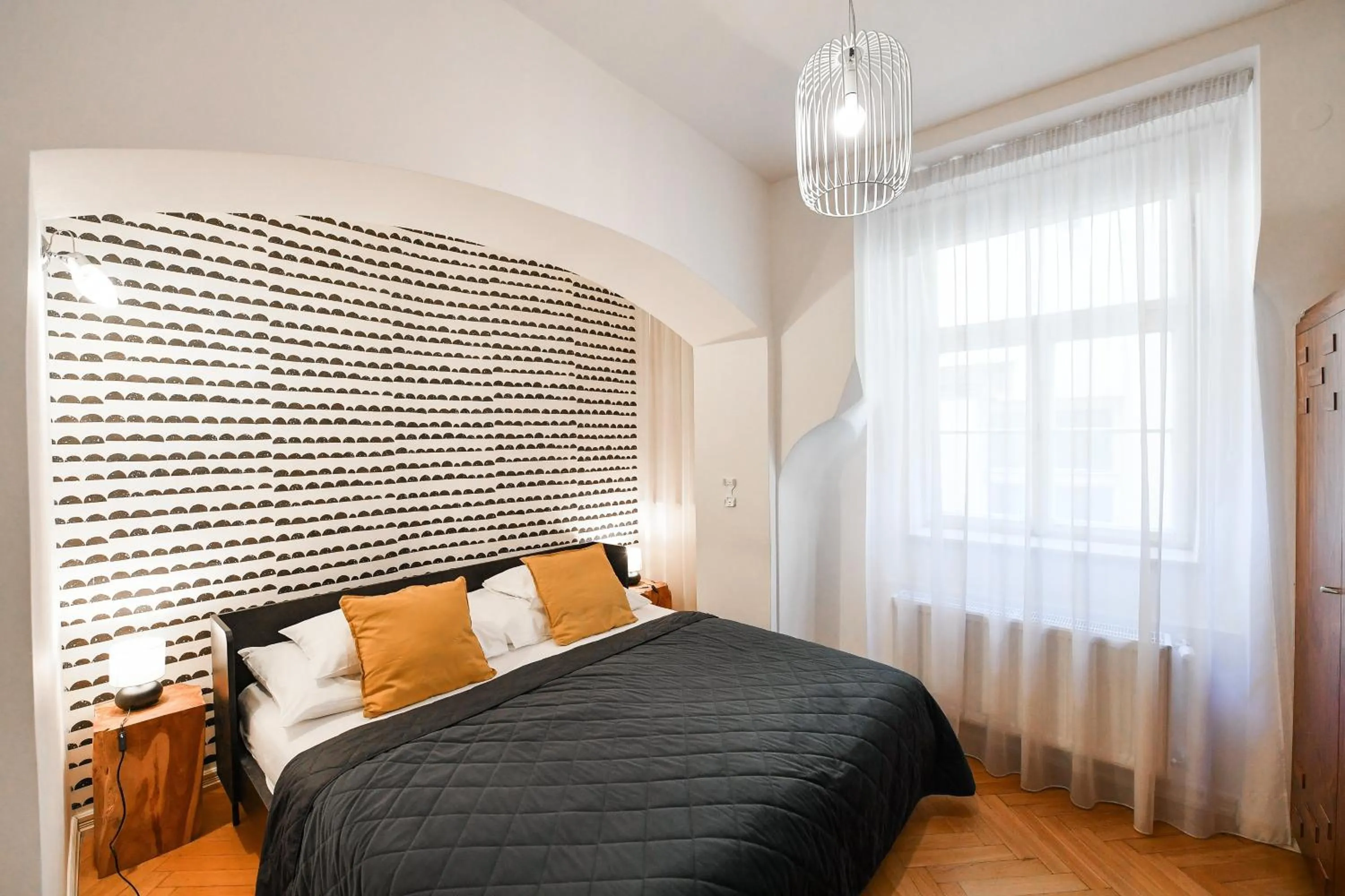 Bed in U Kapra Apartments