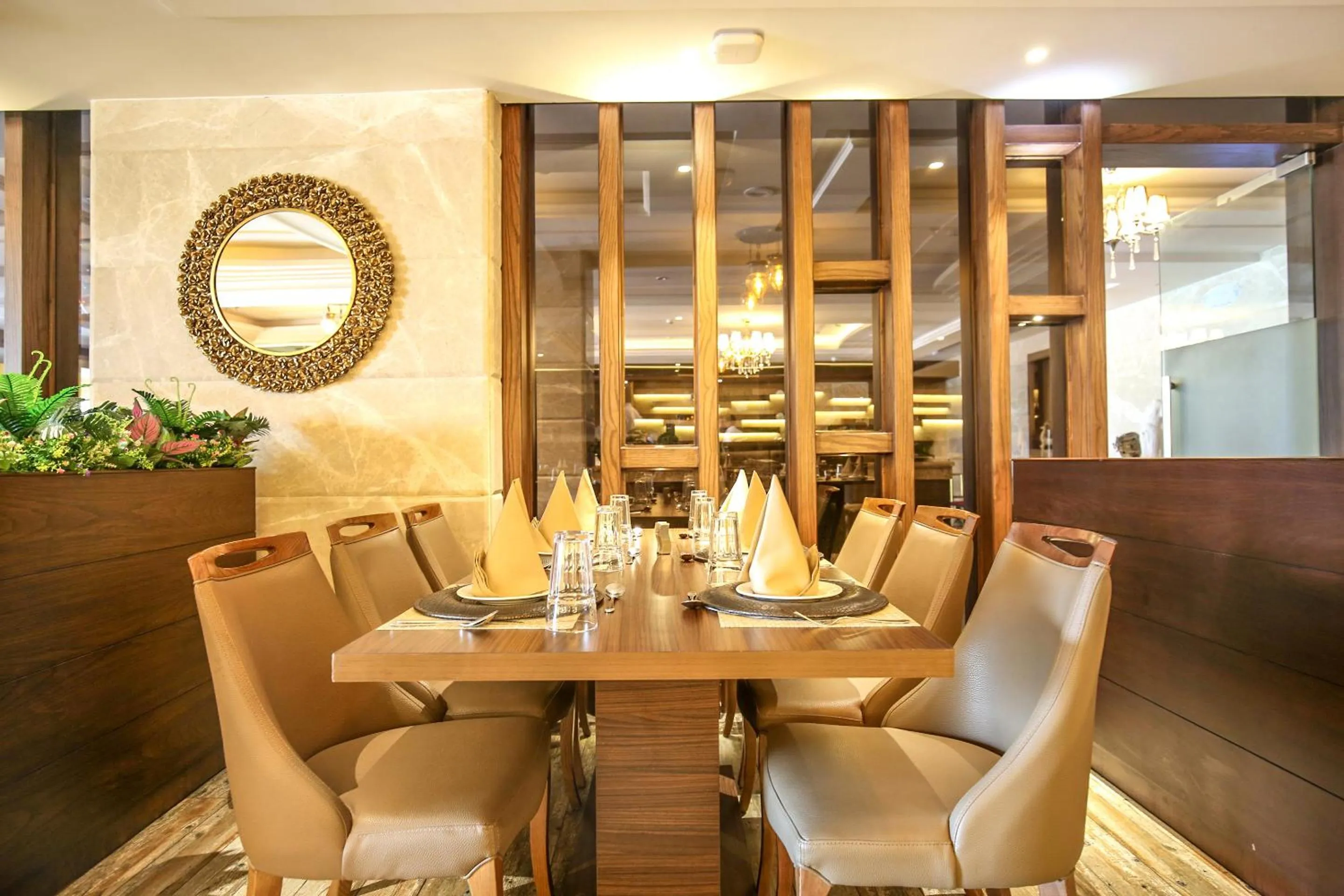 Dining area in Hotel Stella Continental