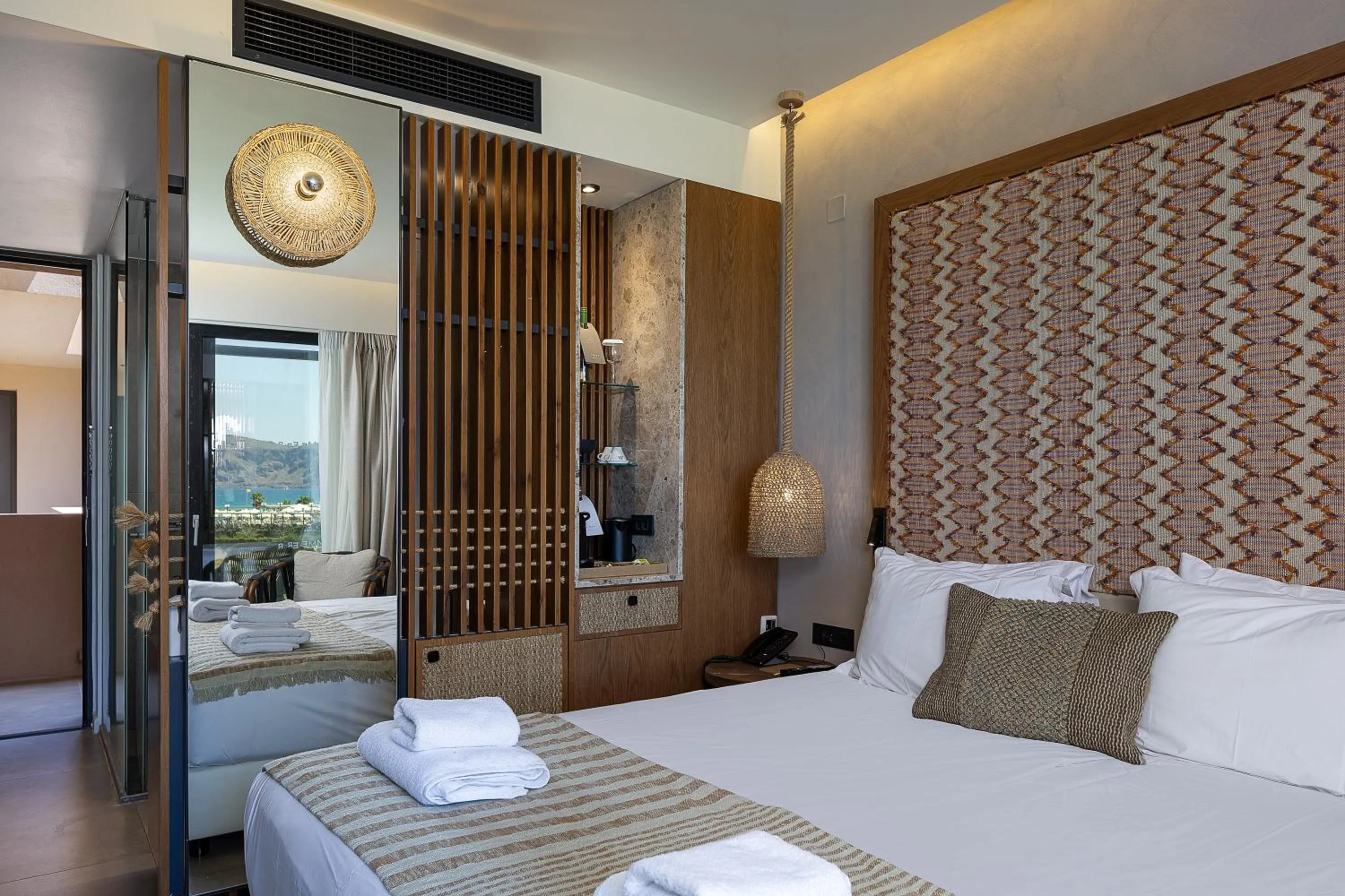 Photo of the whole room, Bed in La Mer Resort Spa Crete