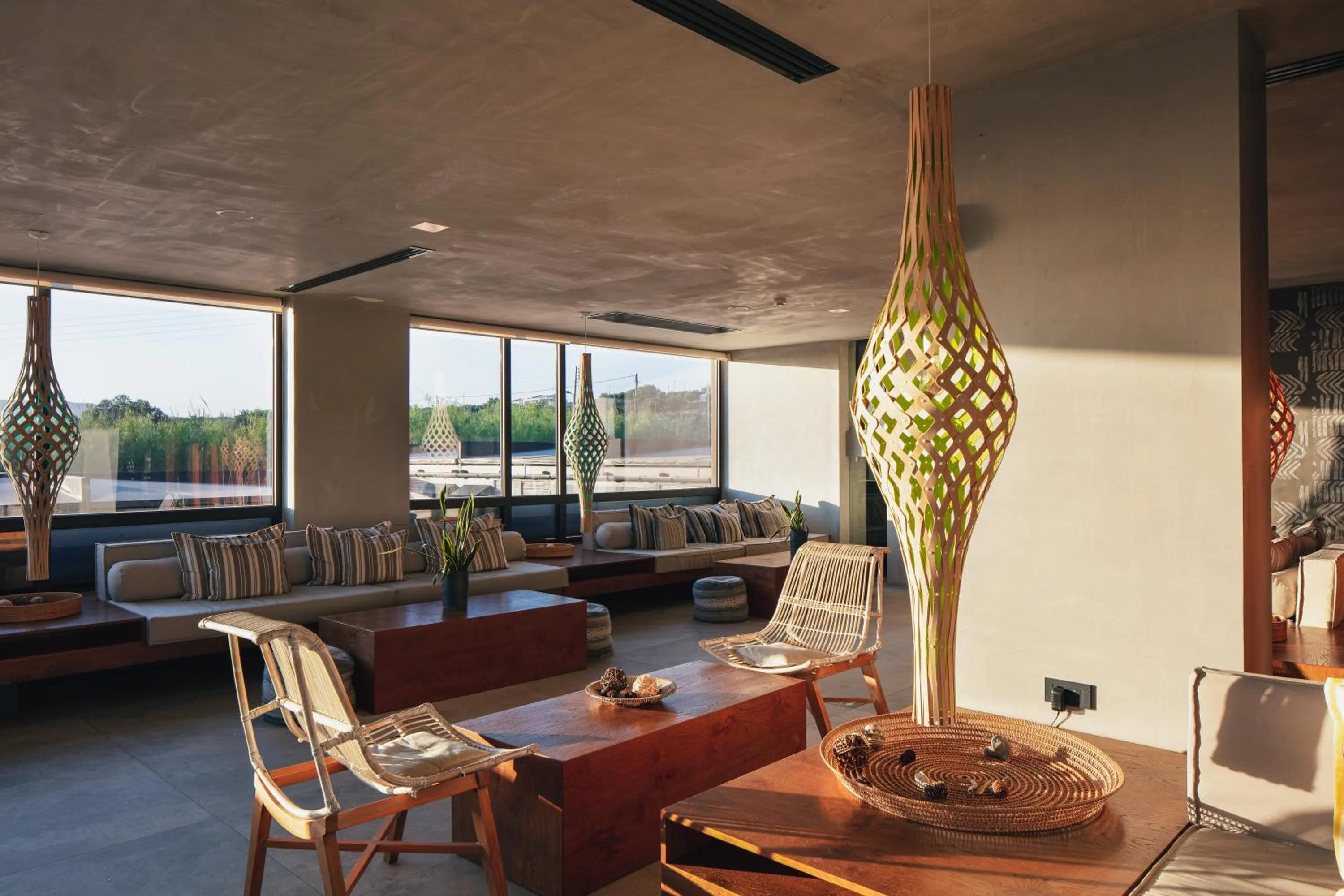 Lounge or bar in La Mer Resort Spa Crete