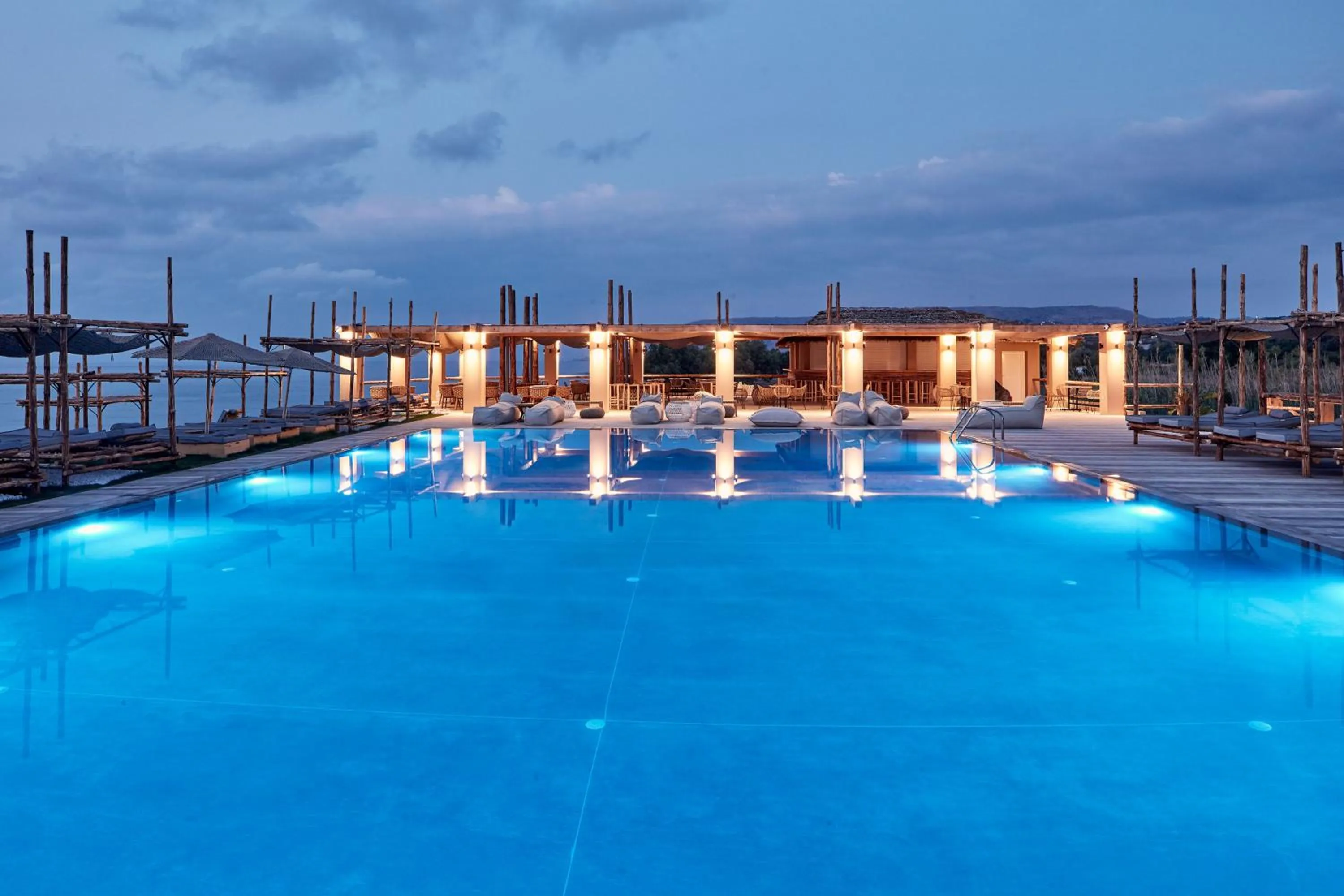 Swimming pool in La Mer Resort Spa Crete