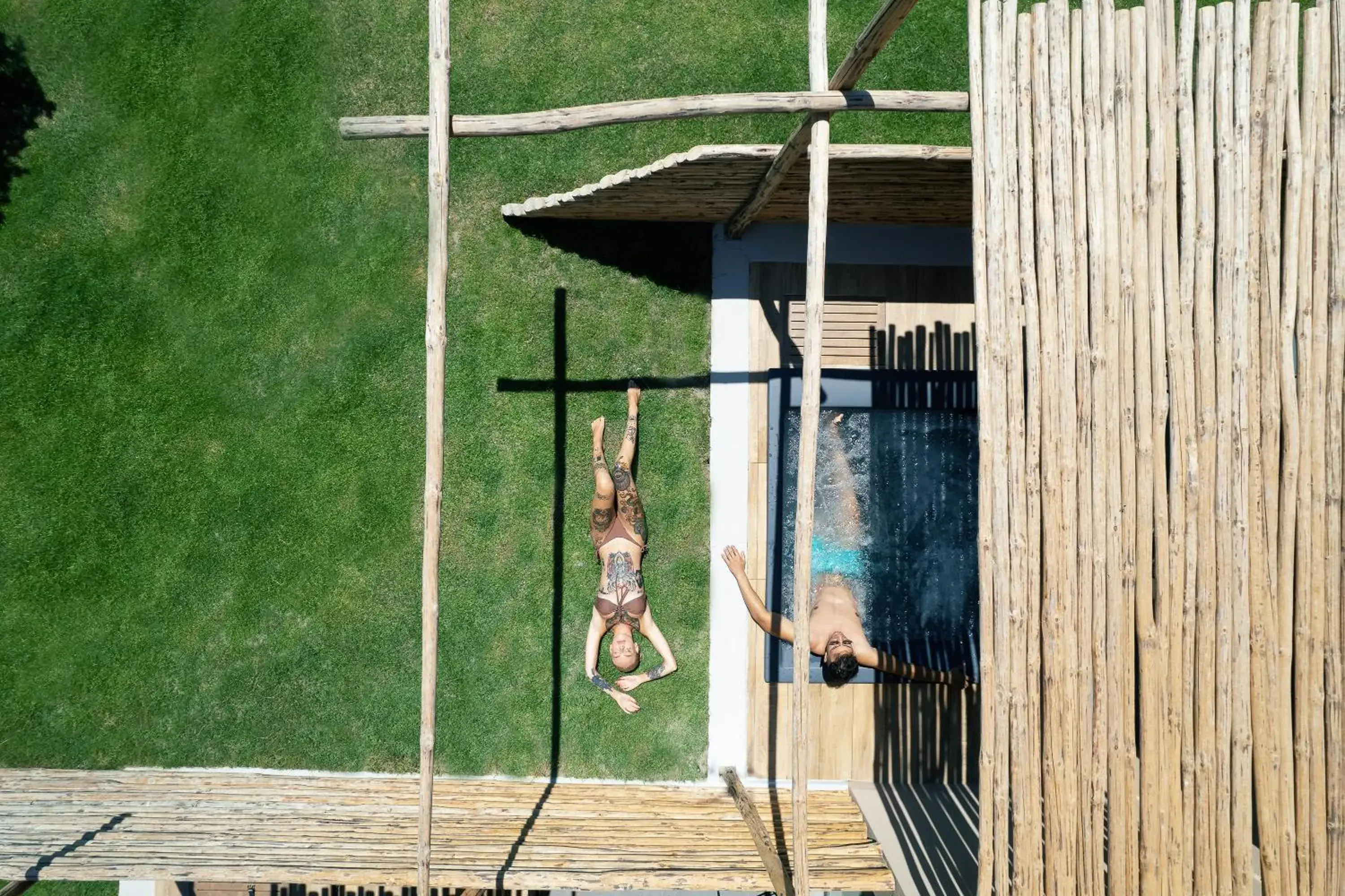 Bird's eye view in La Mer Resort Spa Crete Bird's eye view in La Mer Resort Spa Crete