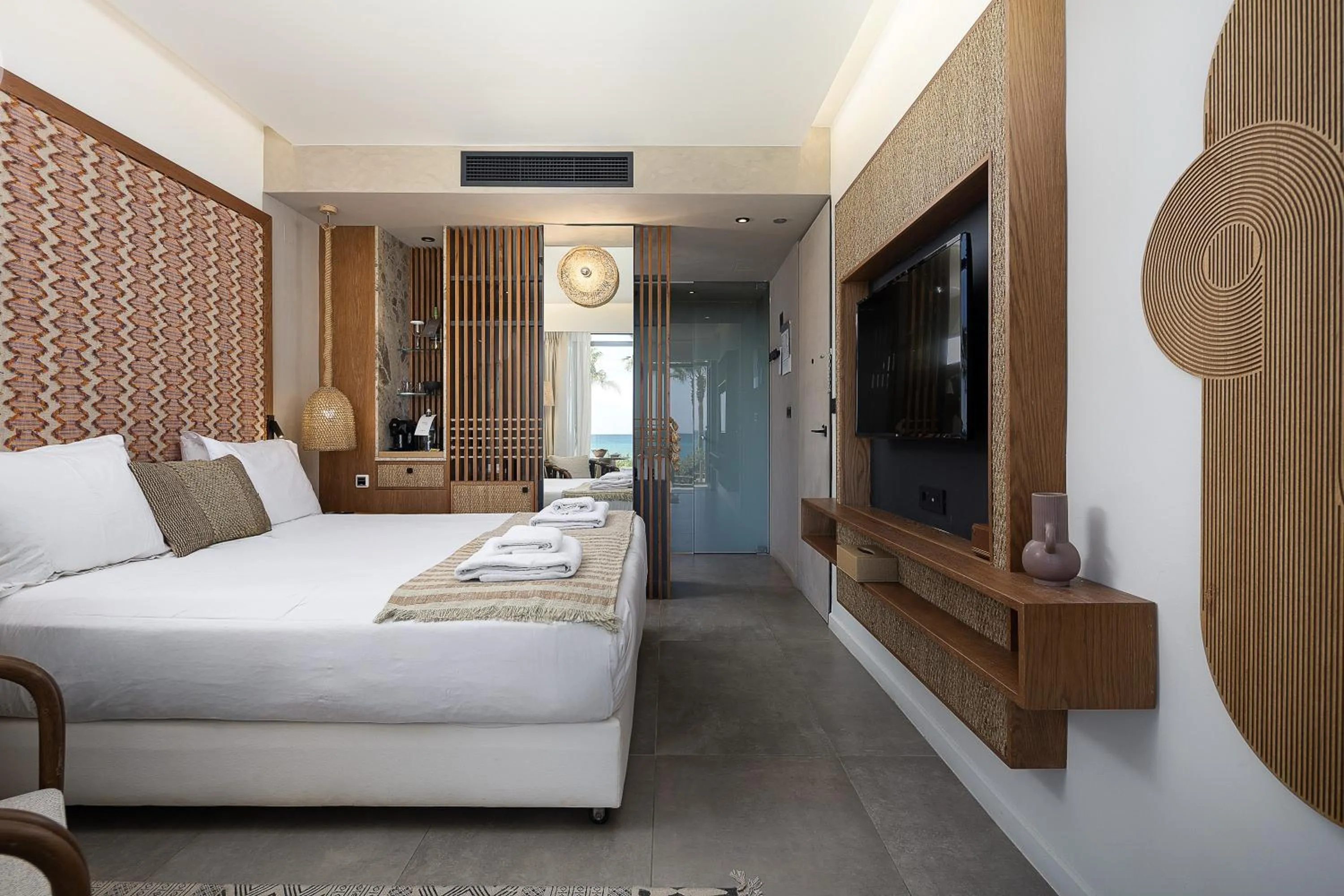 Photo of the whole room, Bed in La Mer Resort Spa Crete