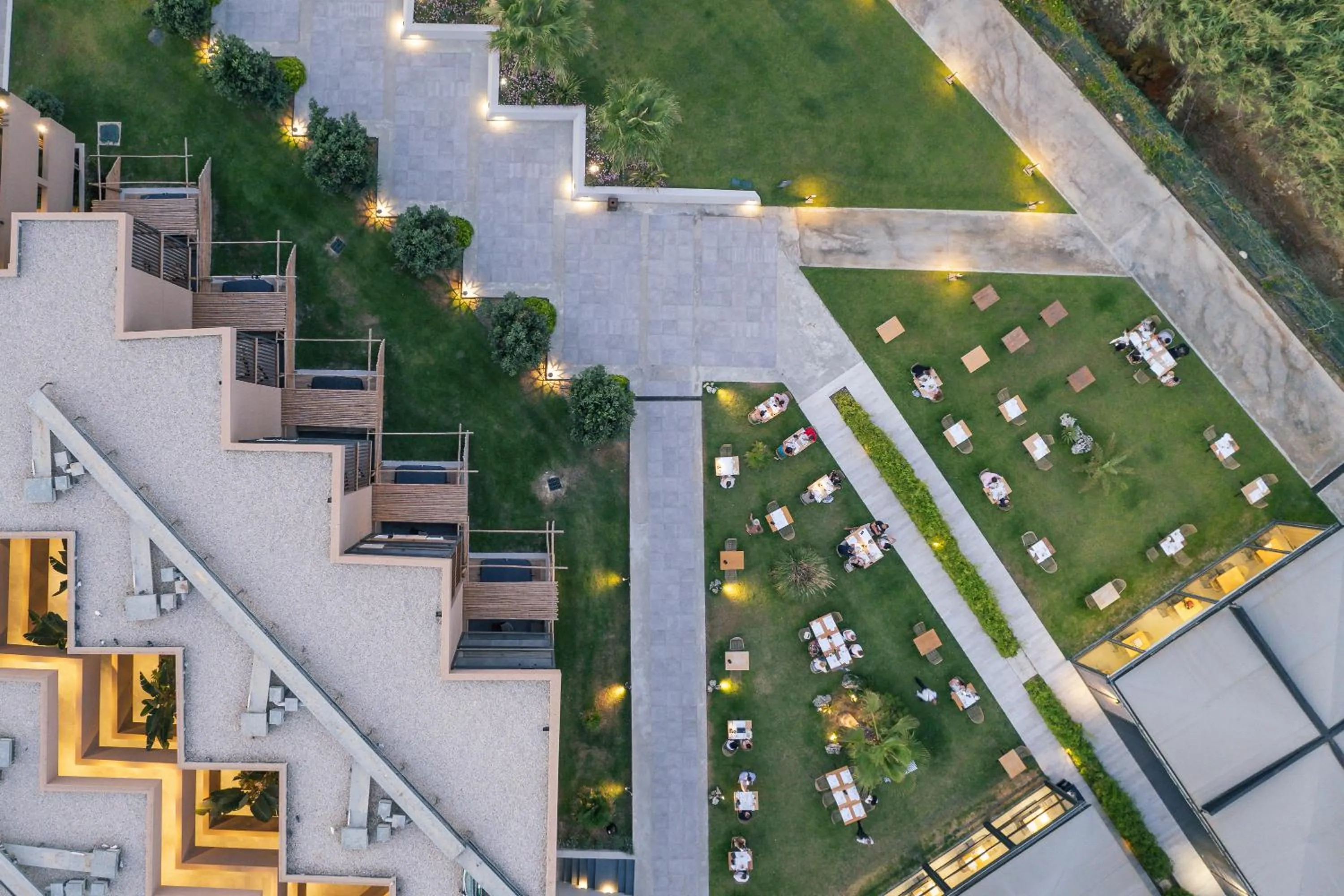 Bird's eye view in La Mer Resort Spa Crete