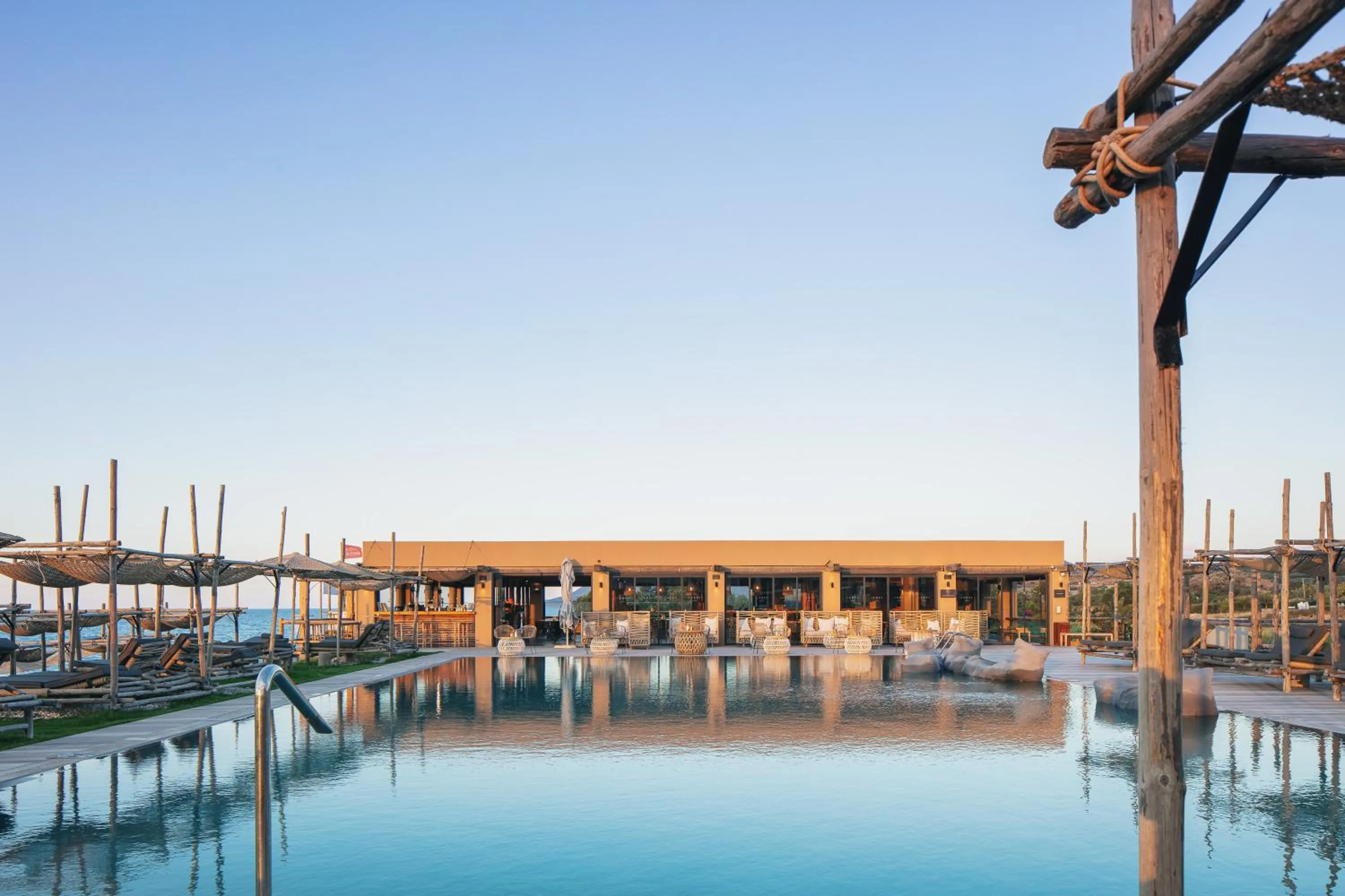 Swimming pool in La Mer Resort Spa Crete