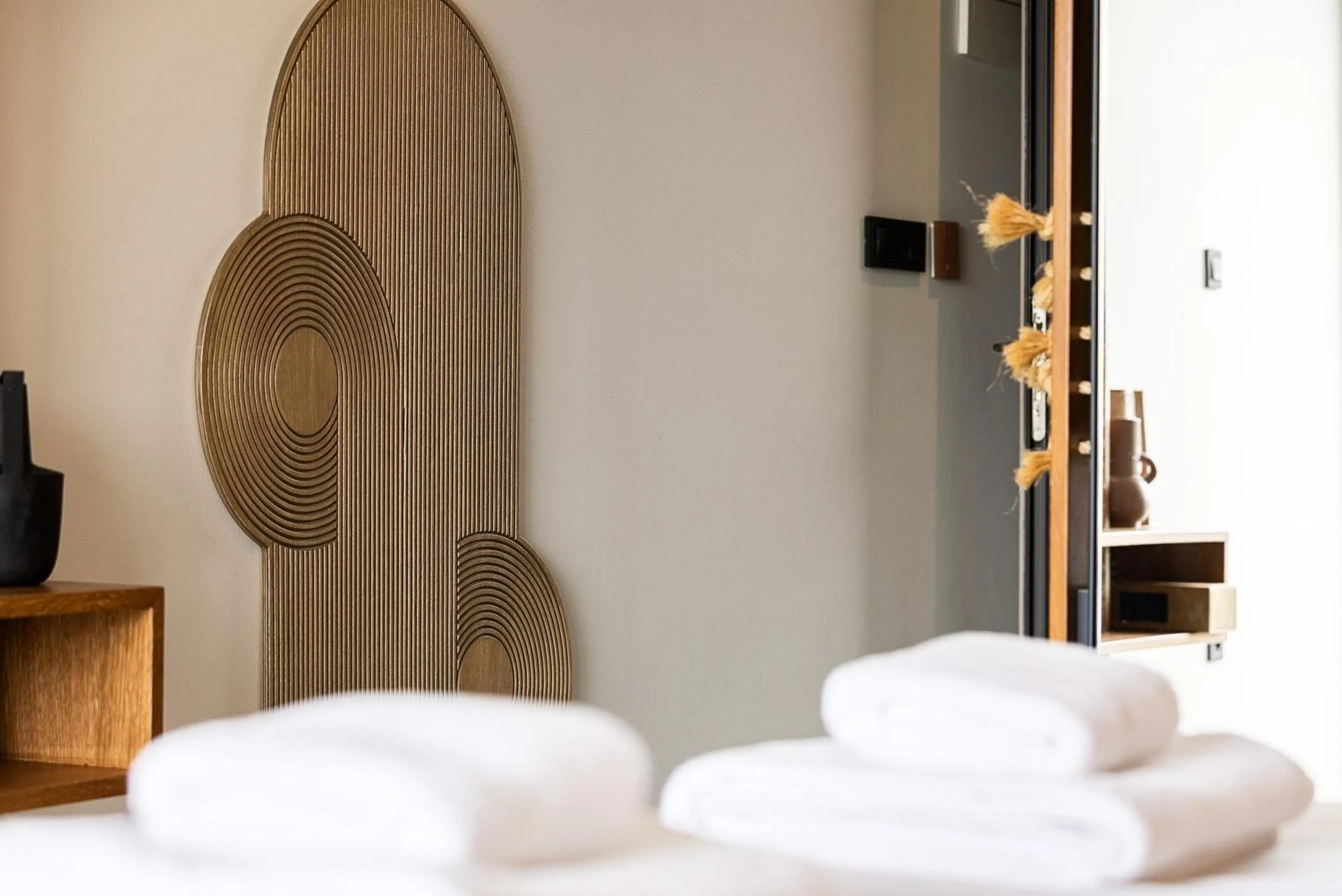 Bed in La Mer Resort Spa Crete