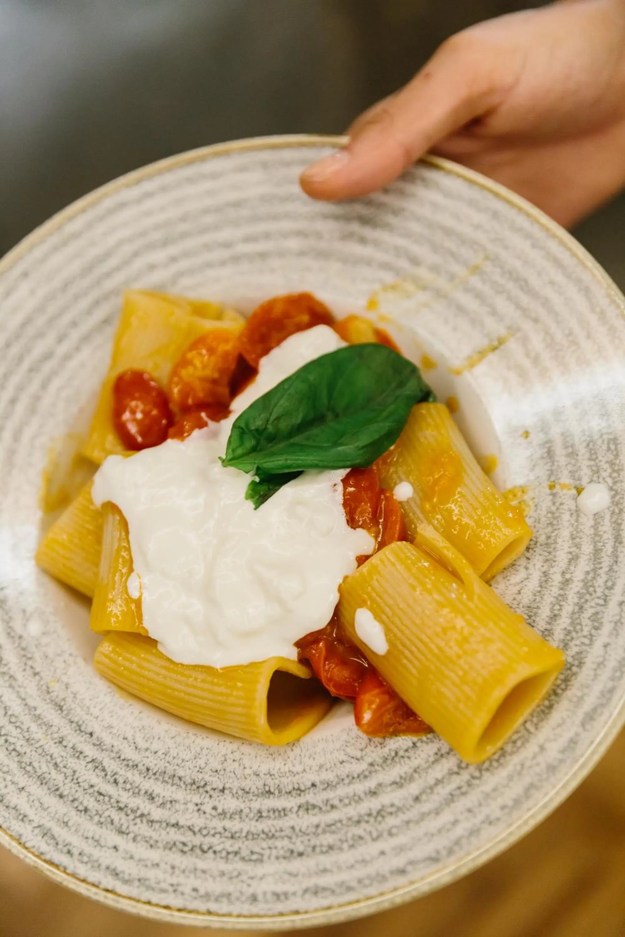 Food close-up in Locanda Pandenus Brera