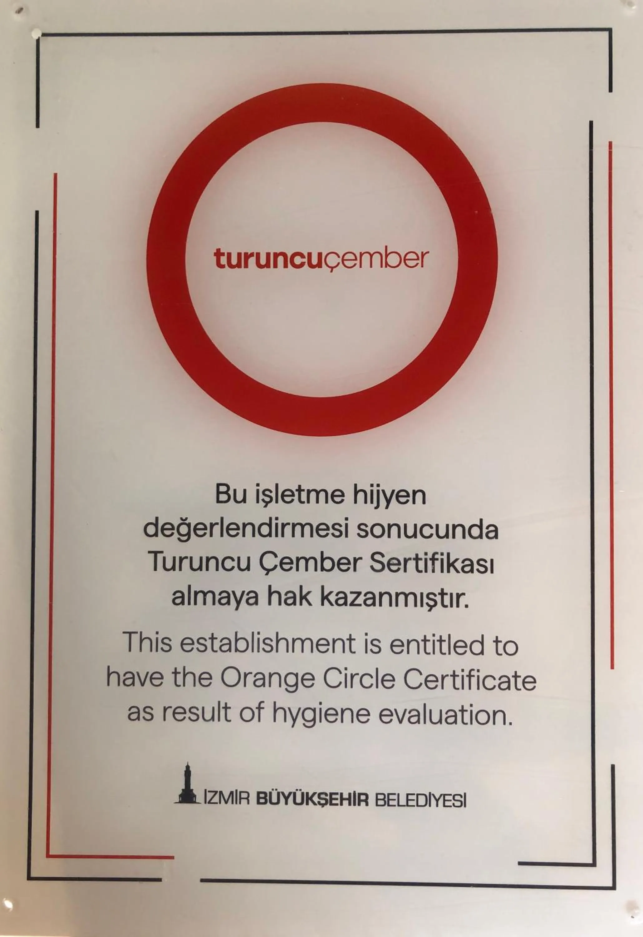 Logo/Certificate/Sign in Destina Hotel