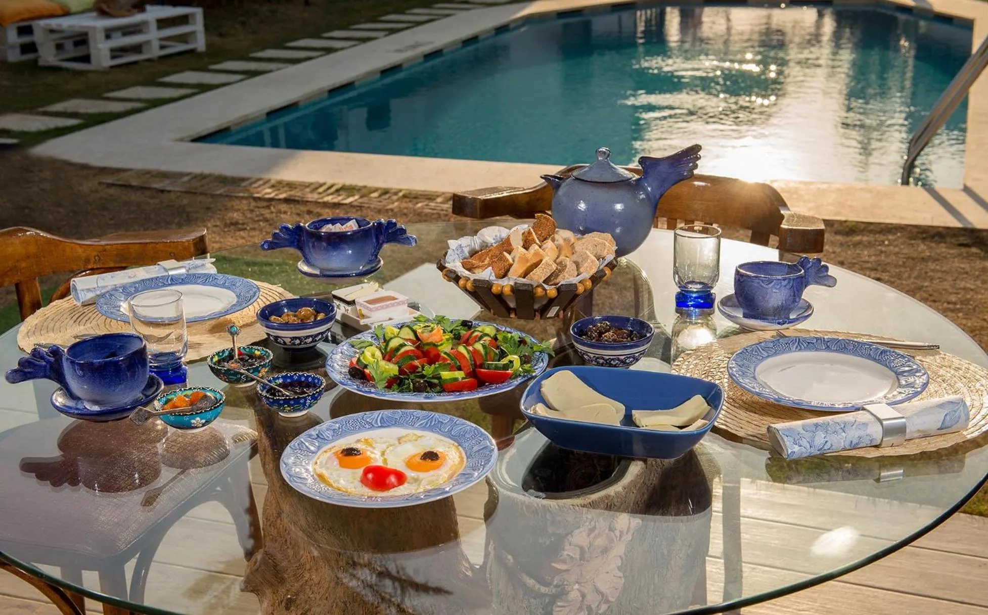 Food close-up in Destina Hotel