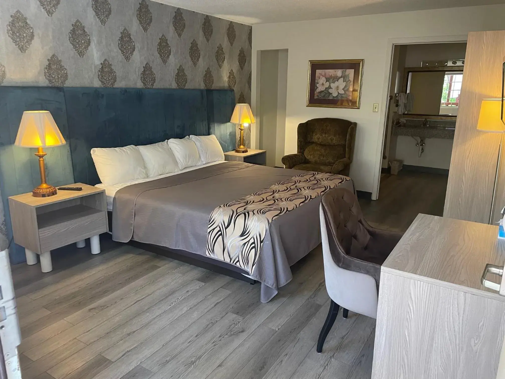 Bed in Village Inn of Hardy Bed in Village Inn of Hardy