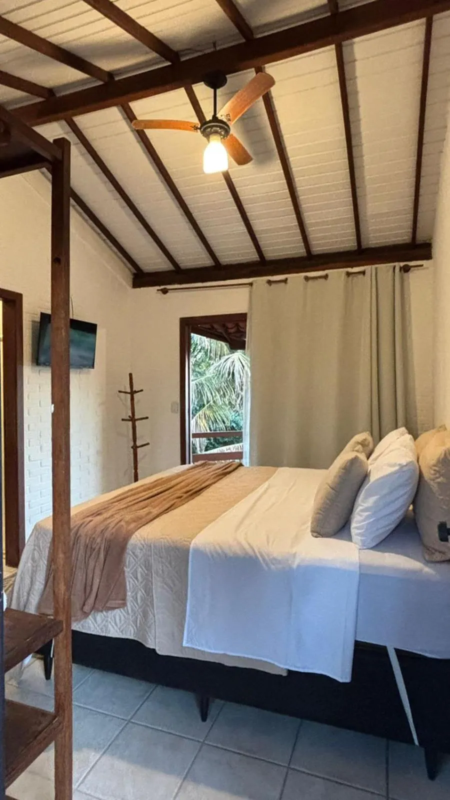 Bed in Pousada Jardim das Bromélias