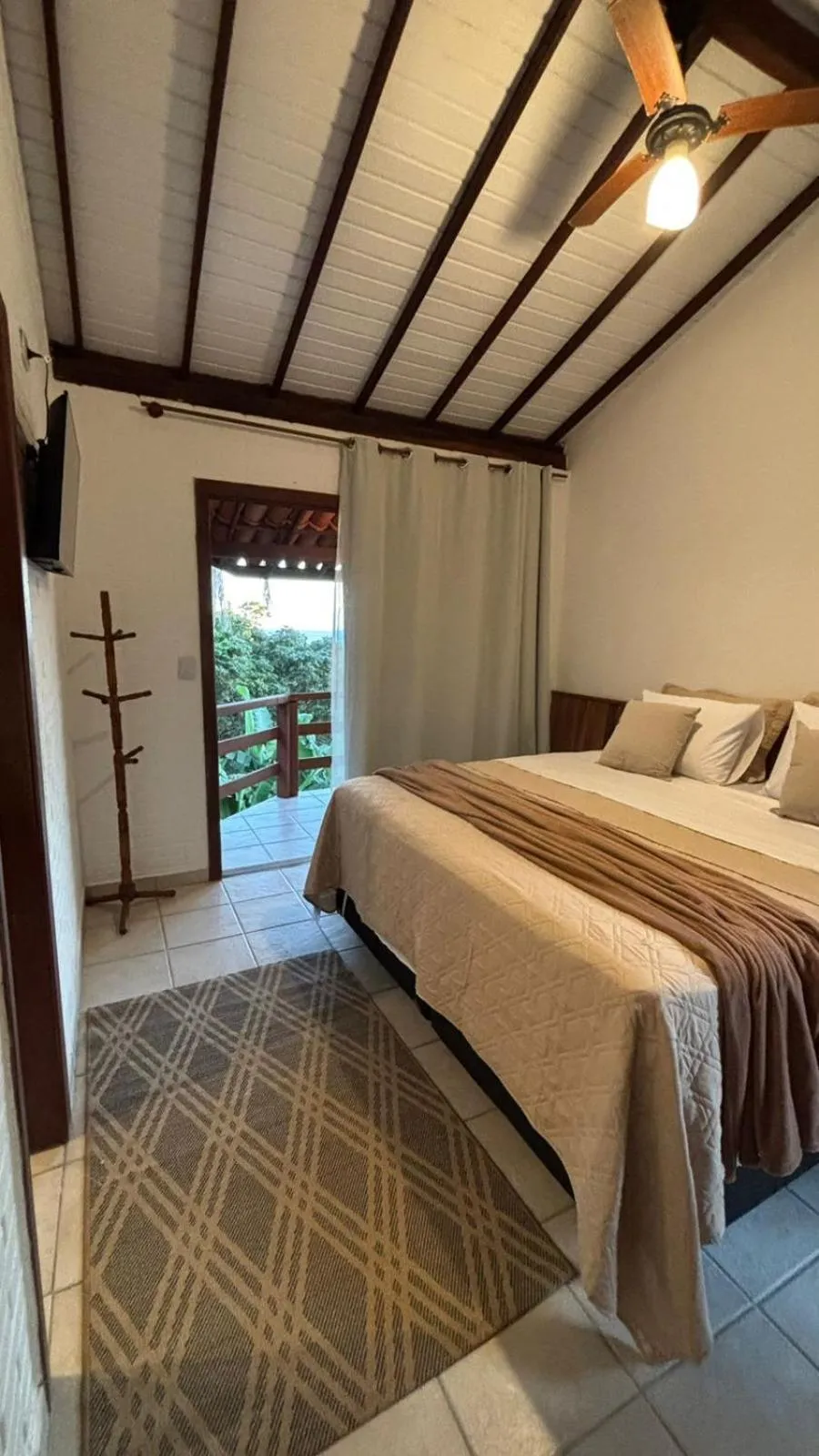 Bed in Pousada Jardim das Bromélias