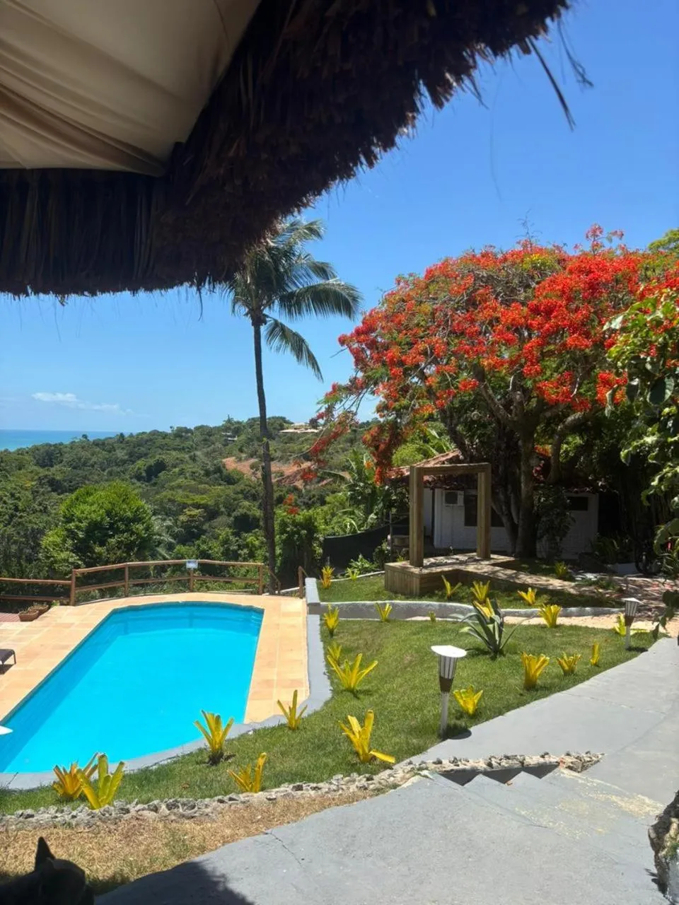 Property building in Pousada Jardim das Bromélias