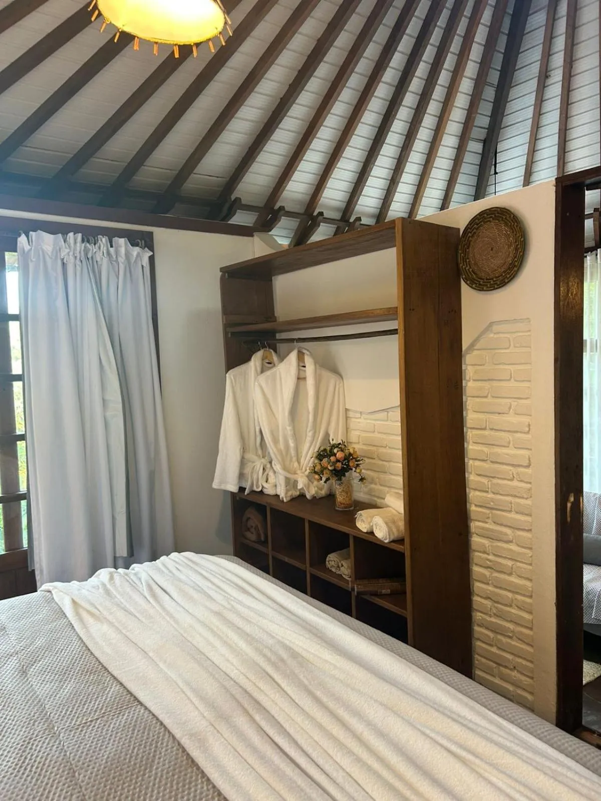 Bed in Pousada Jardim das Bromélias