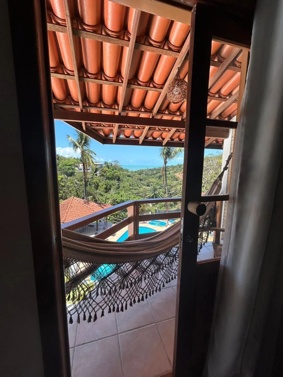 Sea view in Pousada Jardim das Bromélias