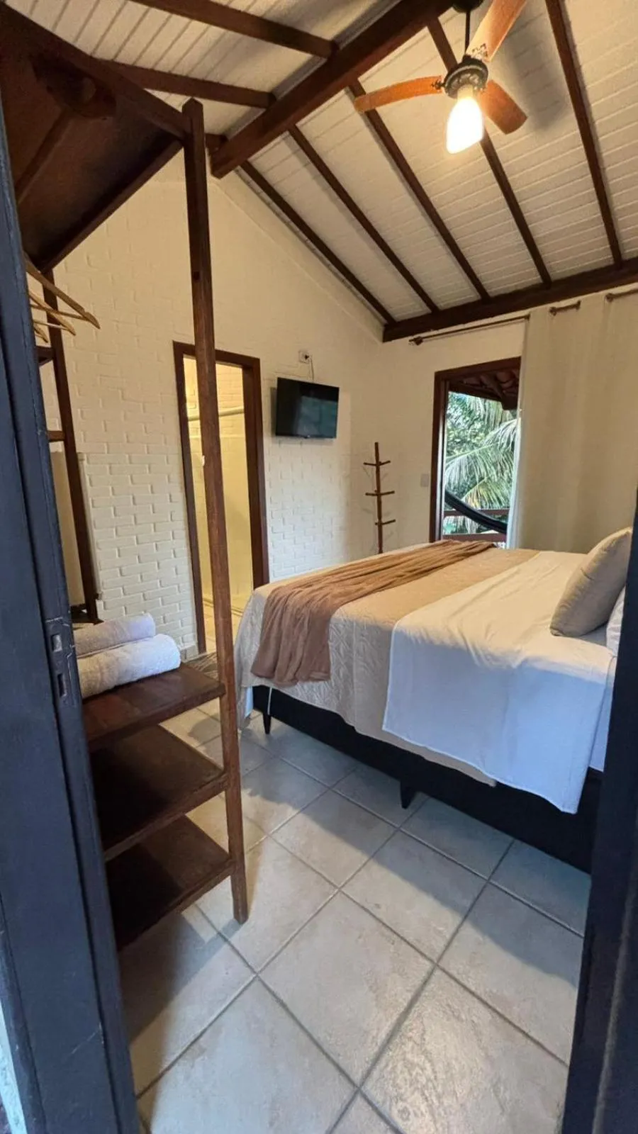 Bed in Pousada Jardim das Bromélias