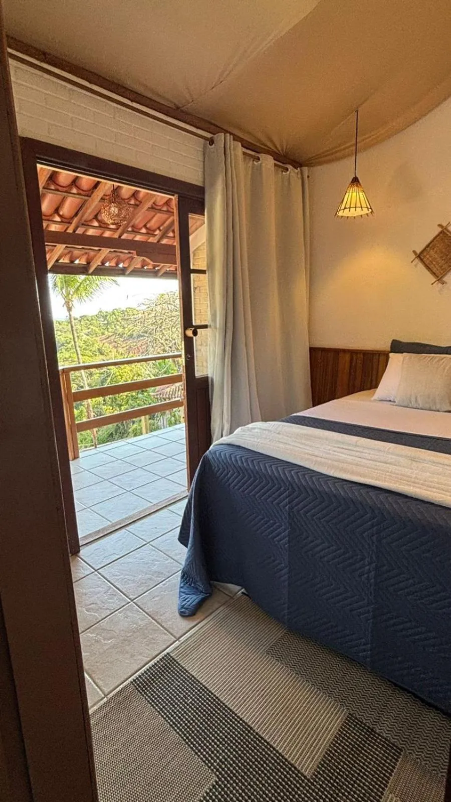 Bed in Pousada Jardim das Bromélias