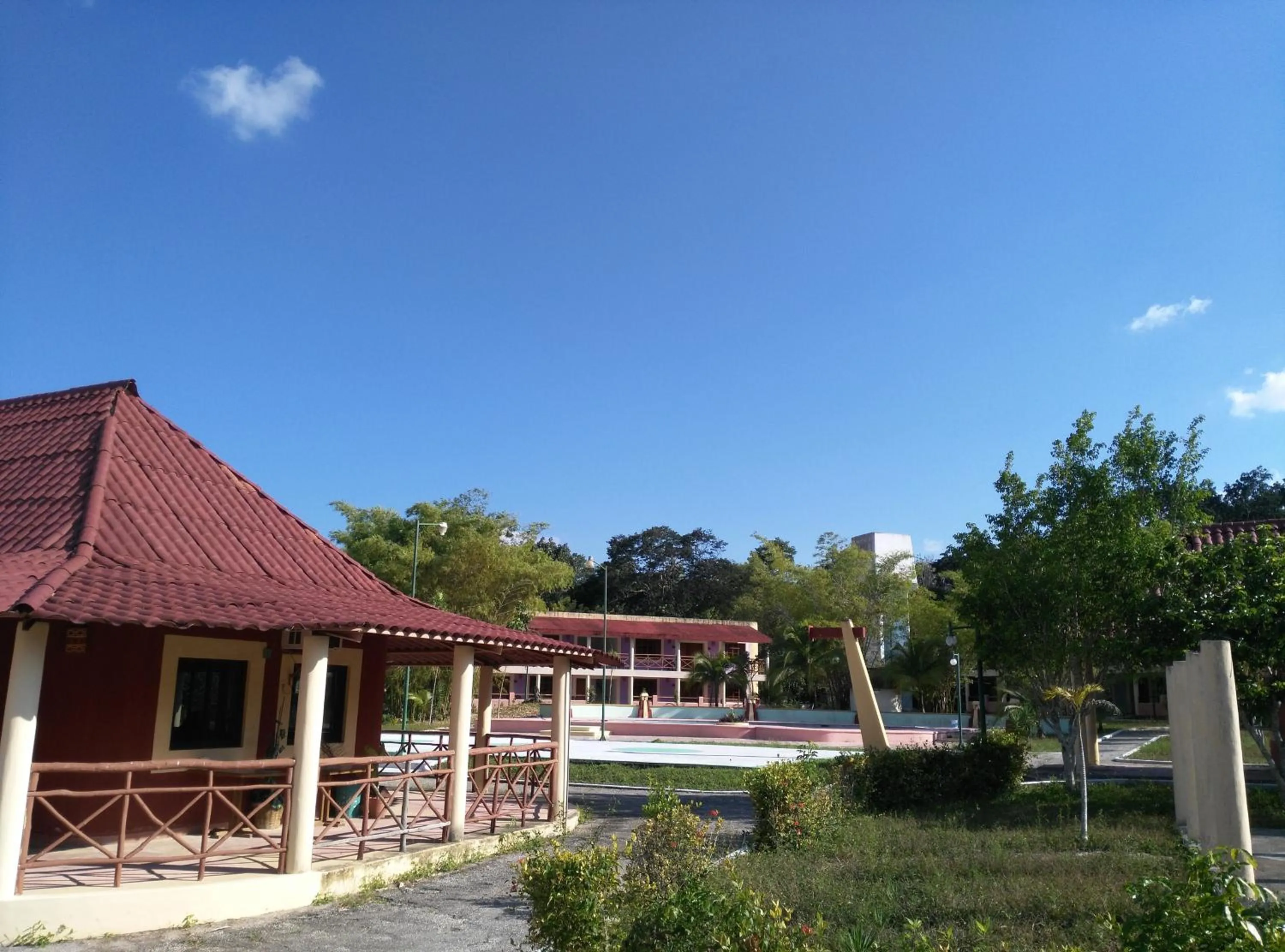 Garden in Hotel Debliz Xpujil