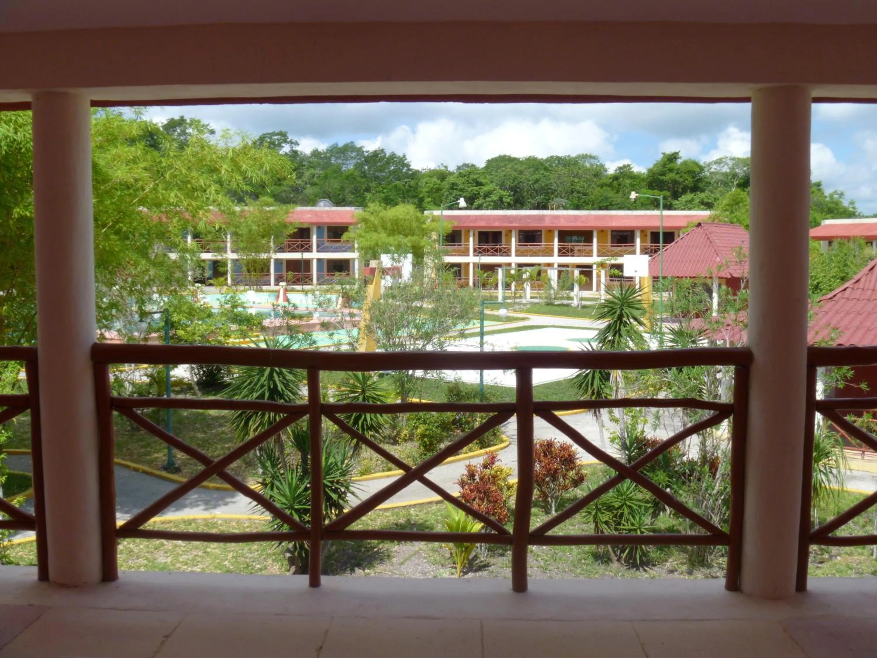 Balcony/Terrace in Hotel Debliz Xpujil