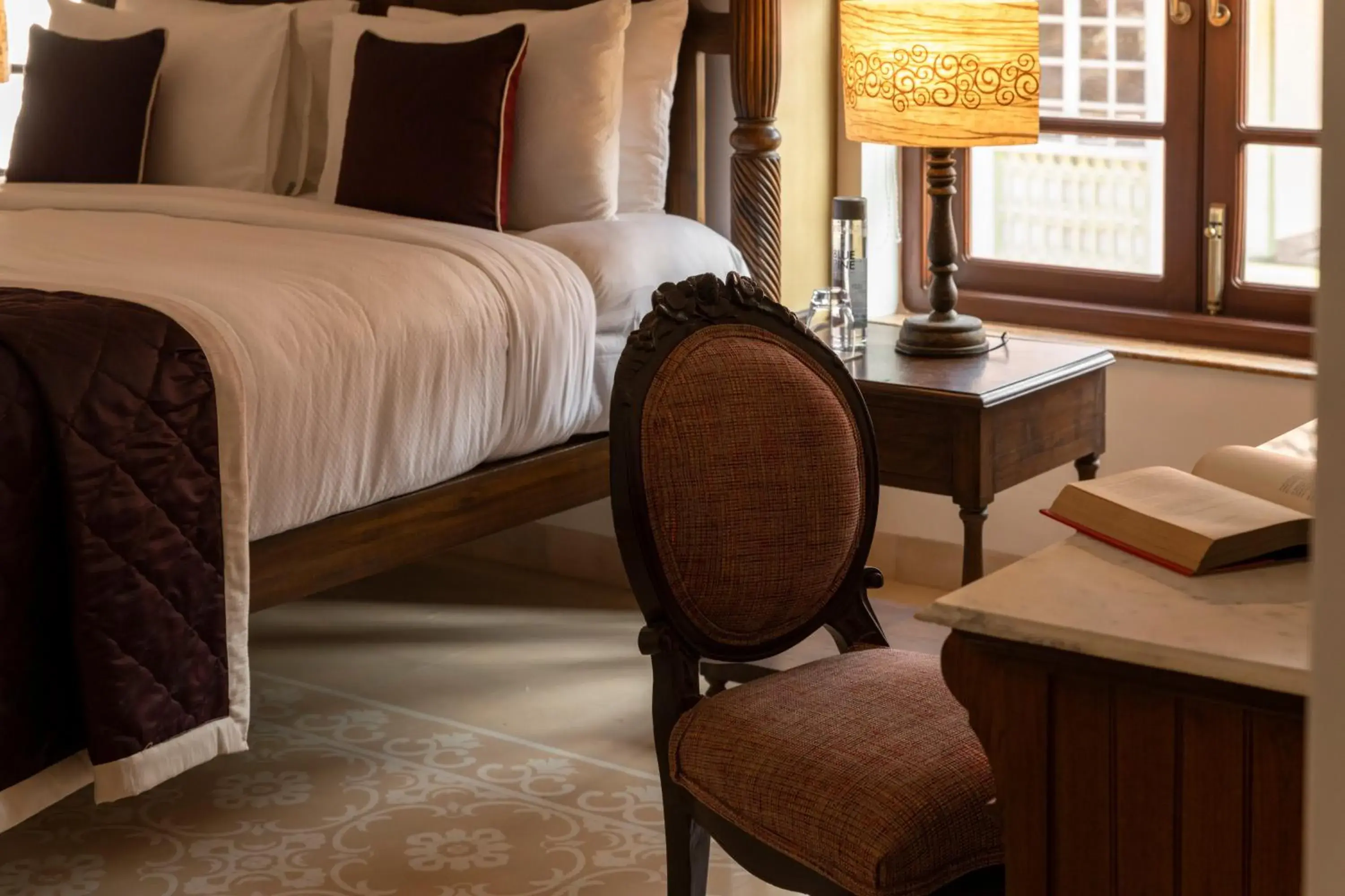 Seating area, Bed in The Postcard Cuelim, Goa Seating area, Bed in The Postcard Cuelim, Goa