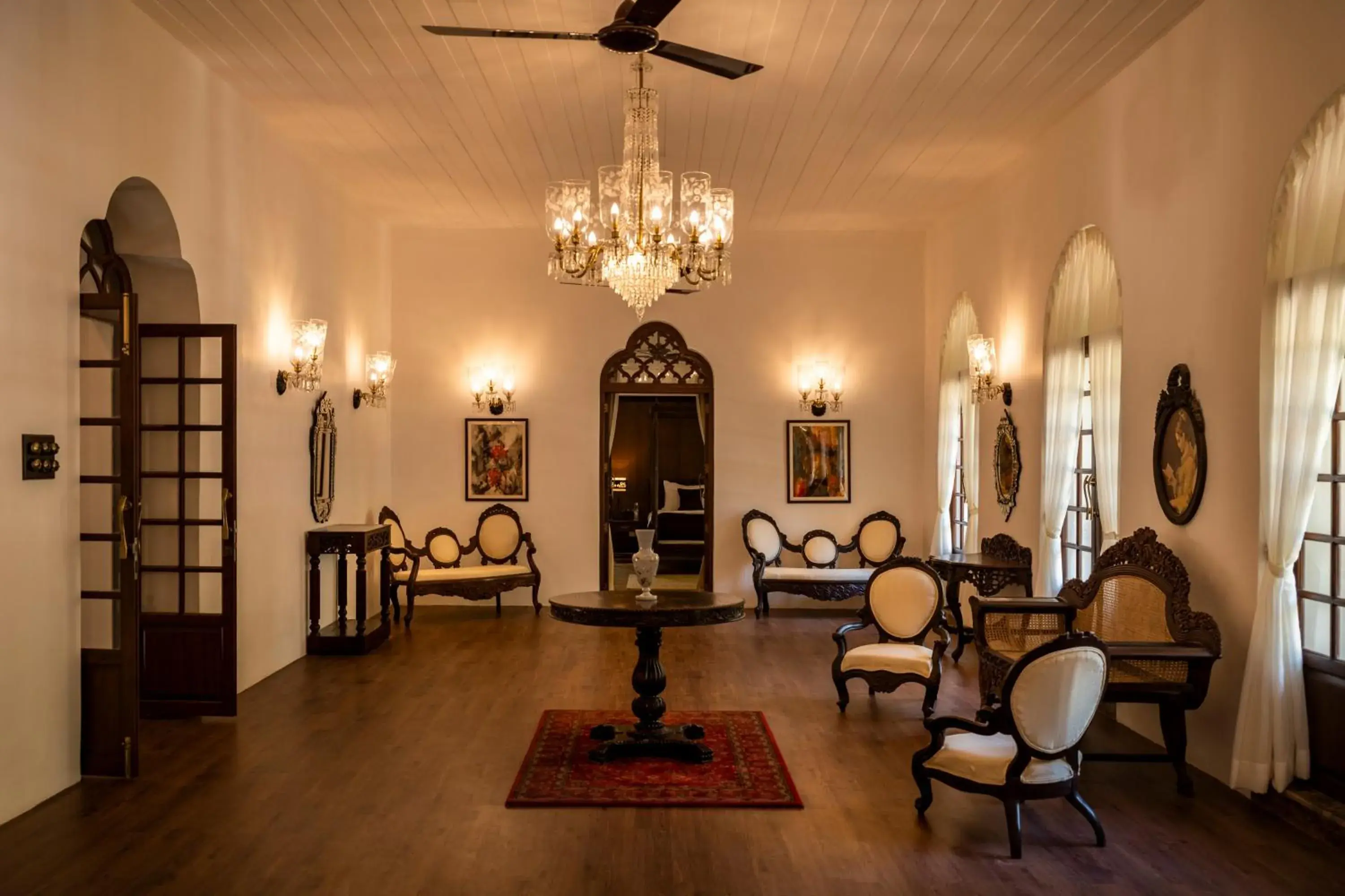 Lounge or bar in The Postcard Cuelim, Goa Lounge or bar in The Postcard Cuelim, Goa