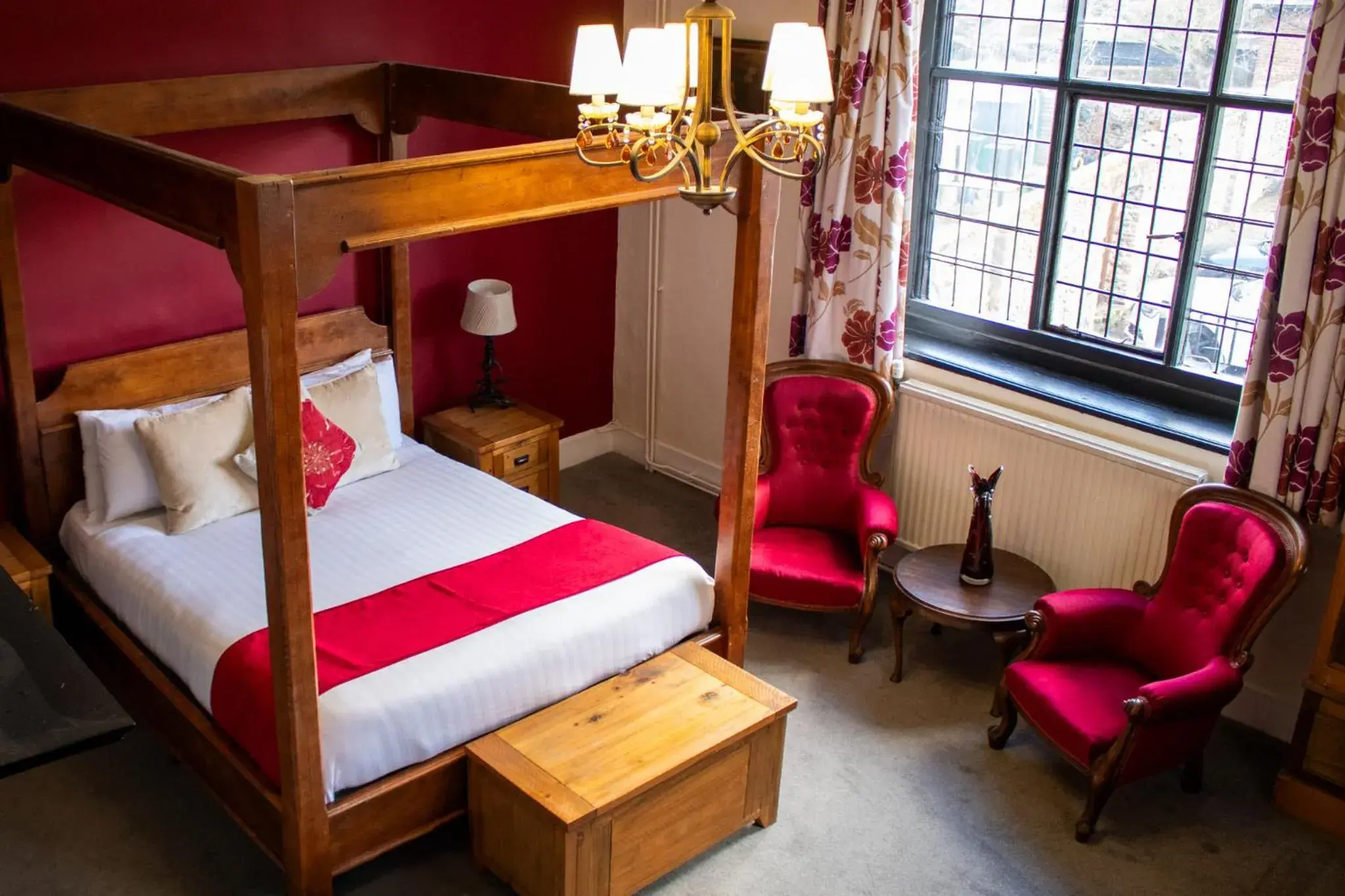 Bedroom, Bed in Scole Inn Hotel Bedroom, Bed in Scole Inn Hotel