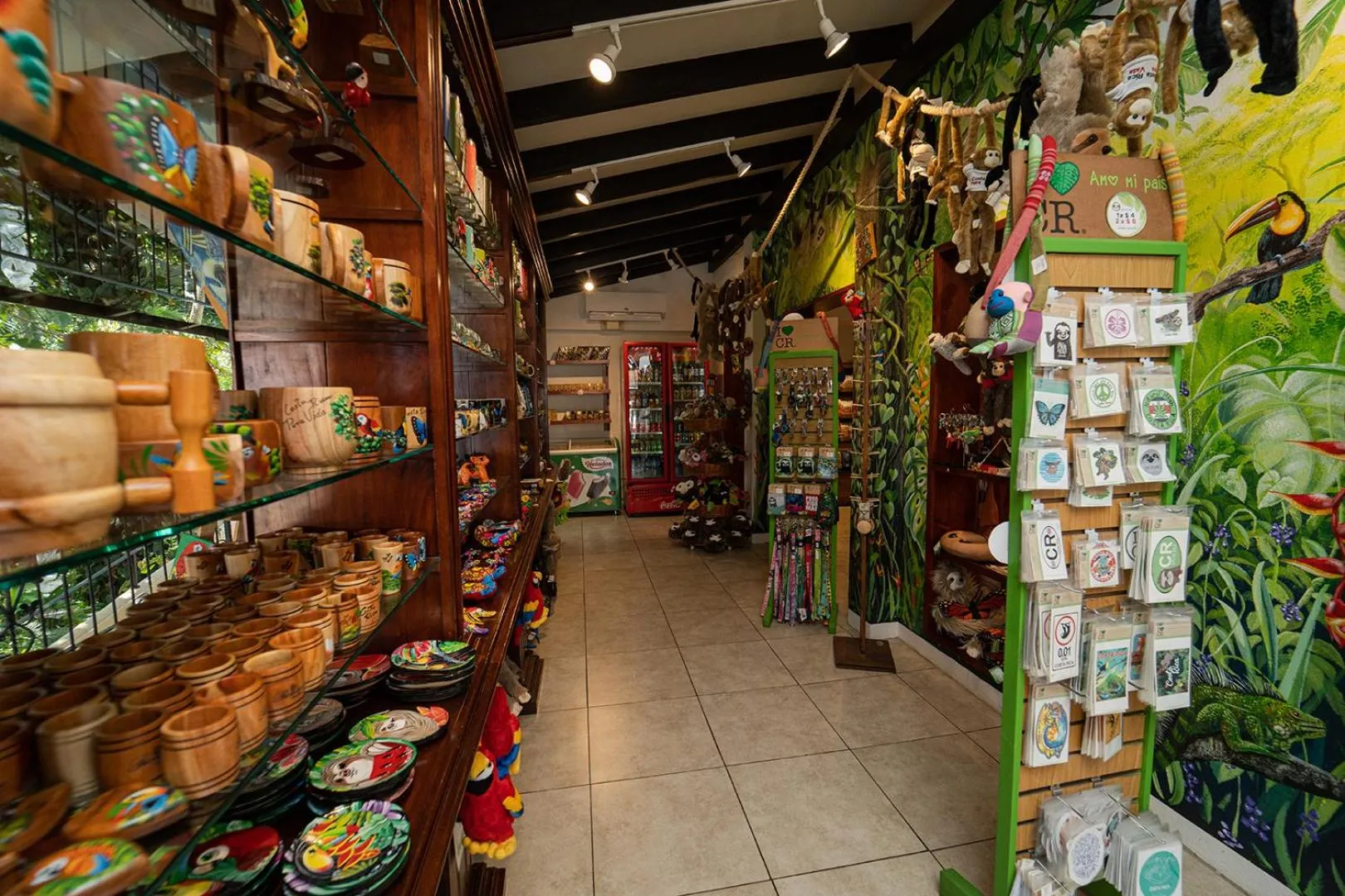 On-site shops in Parador Nature Resort and Spa