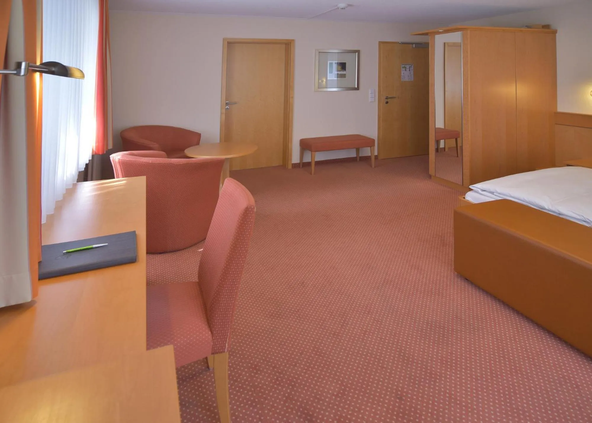 Bed in Hotel - Restaurant Hirsch