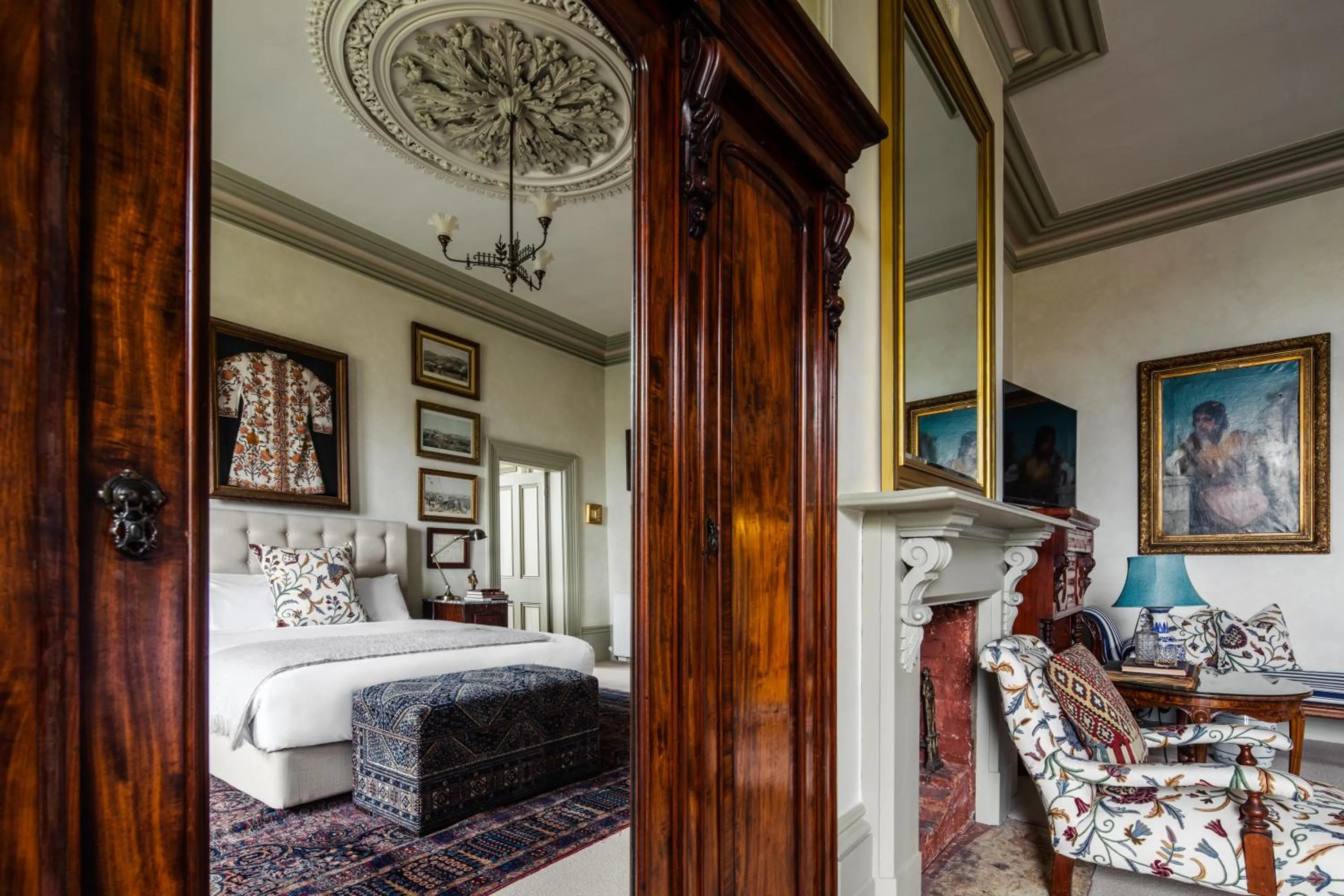 Photo of the whole room, Bed in The Corinda Collection