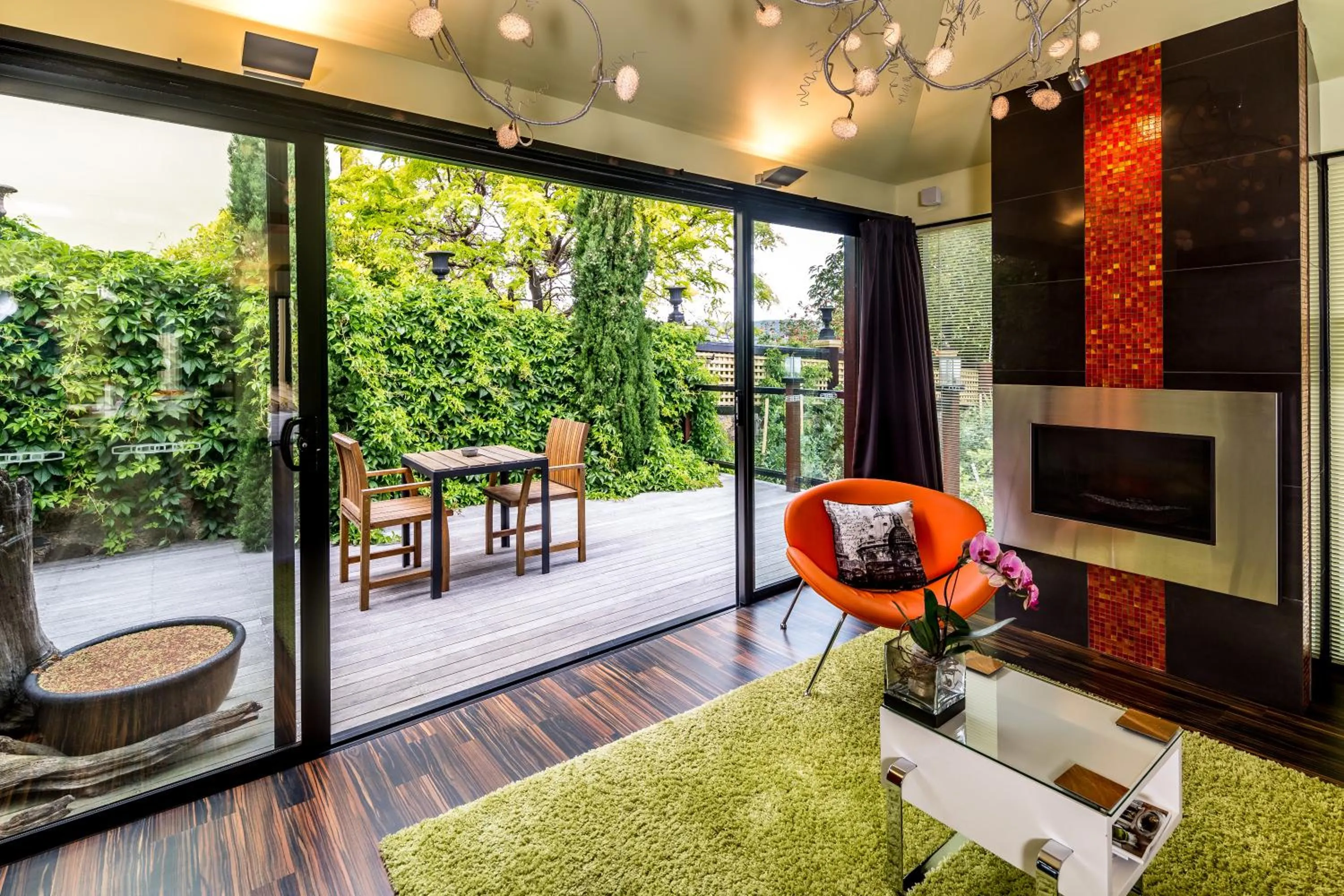 Living room in Corinda Contemporary