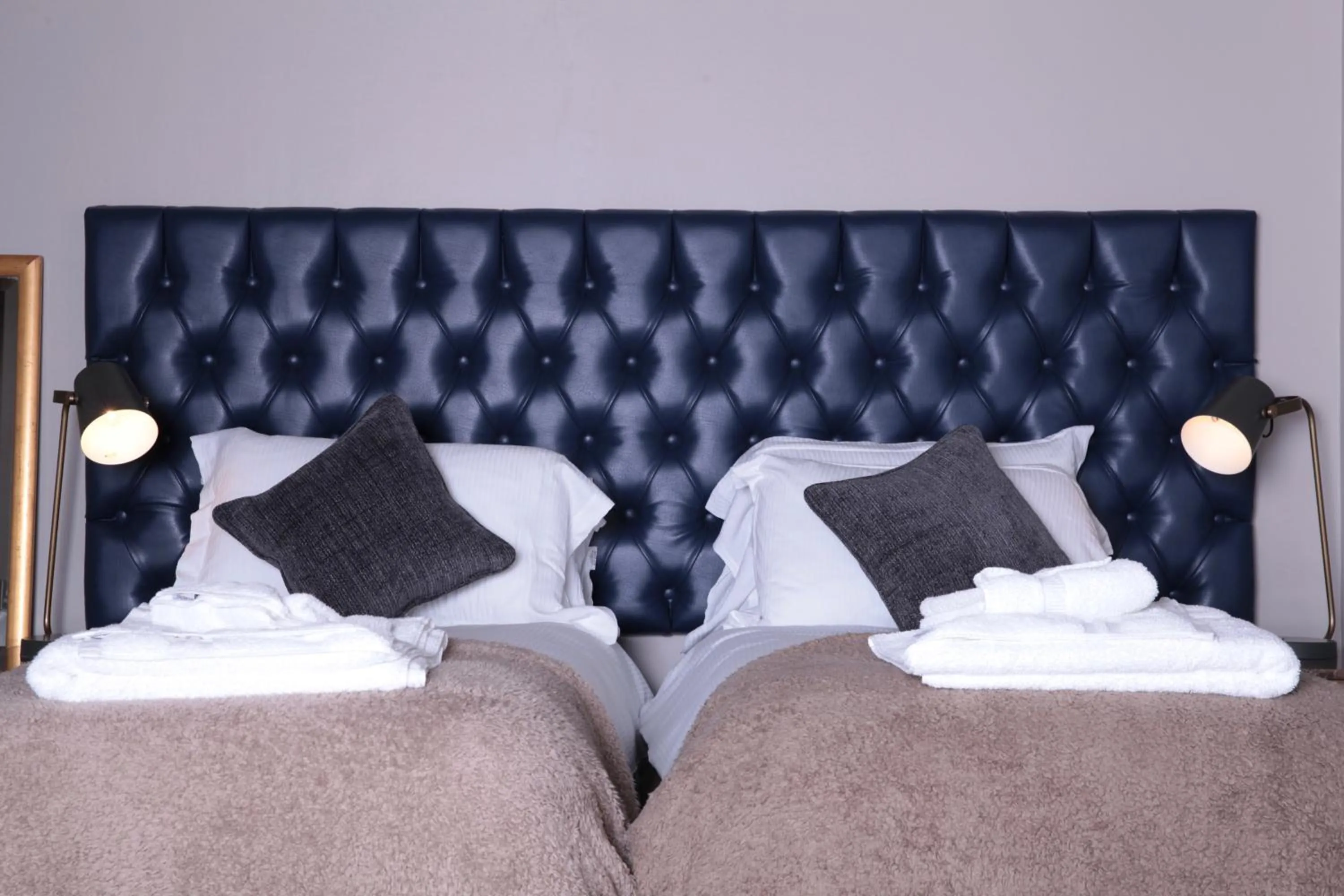 Bed in The Falcon Hotel