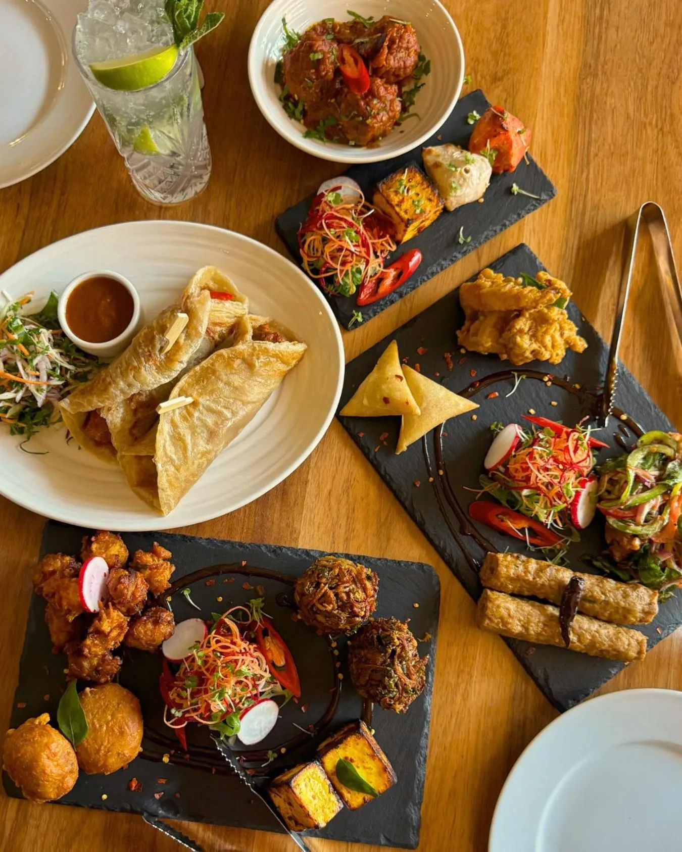 Food and drinks in The Falcon Hotel