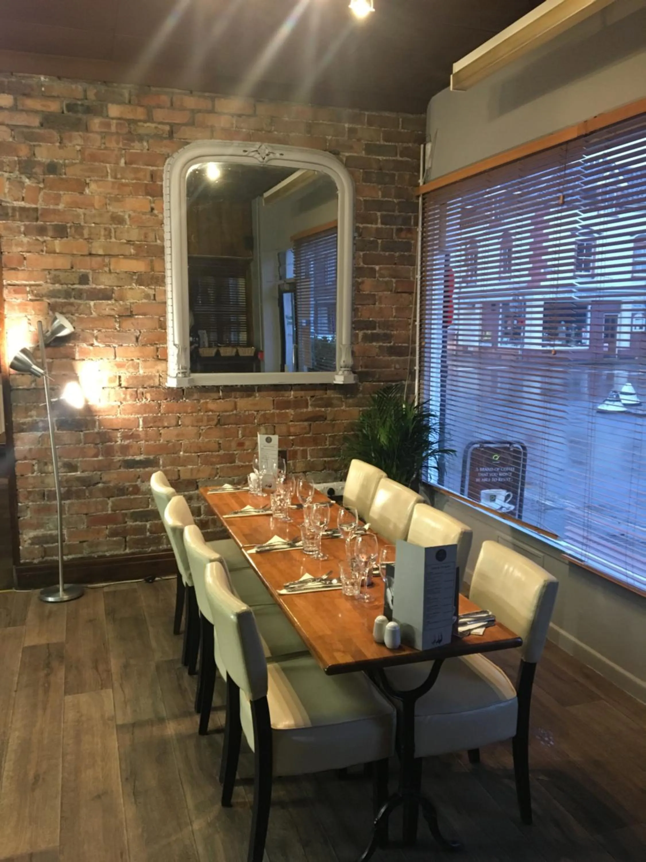 Dining area in Ty Morgan's