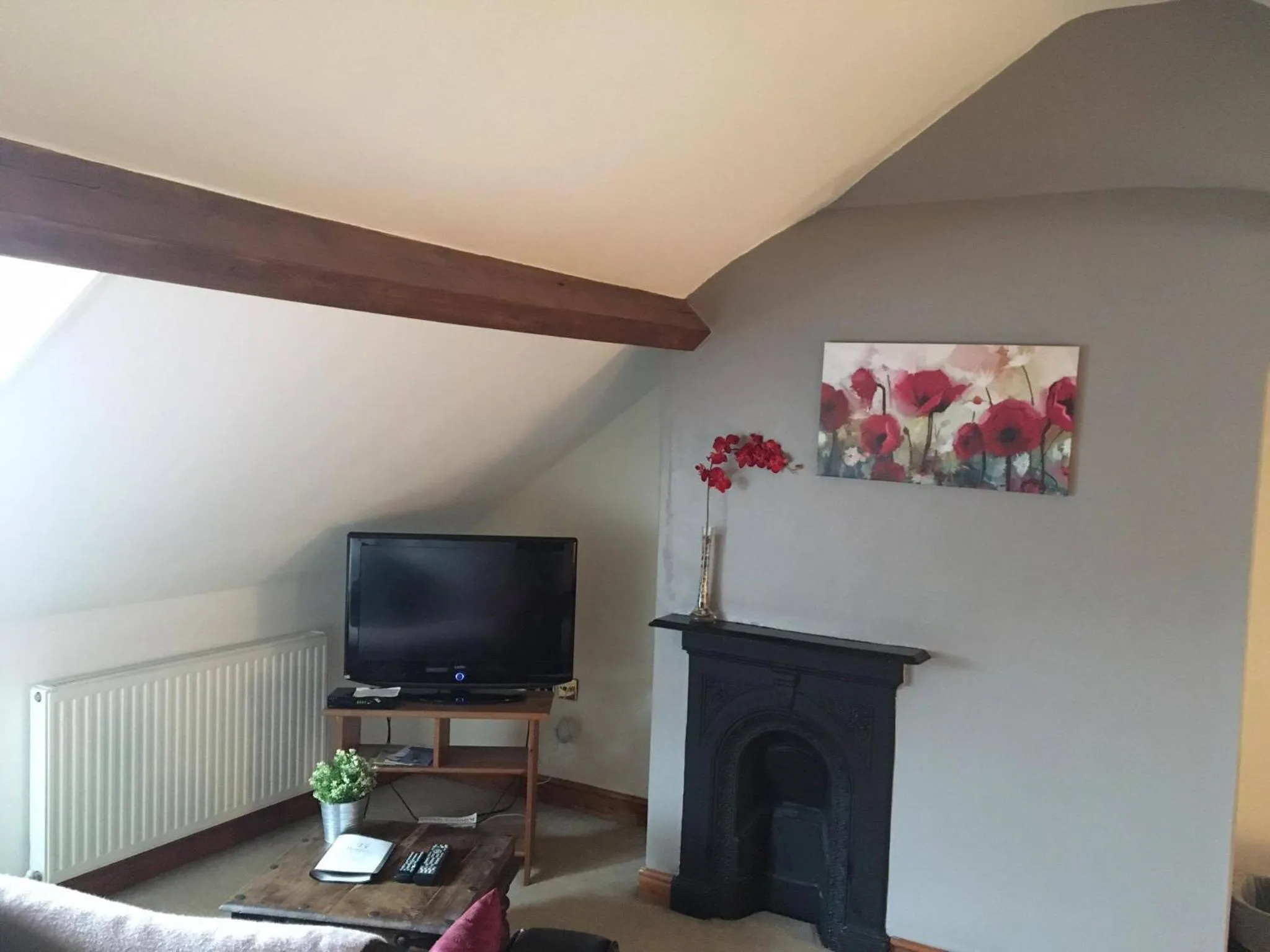 Living room in Ty Morgan's