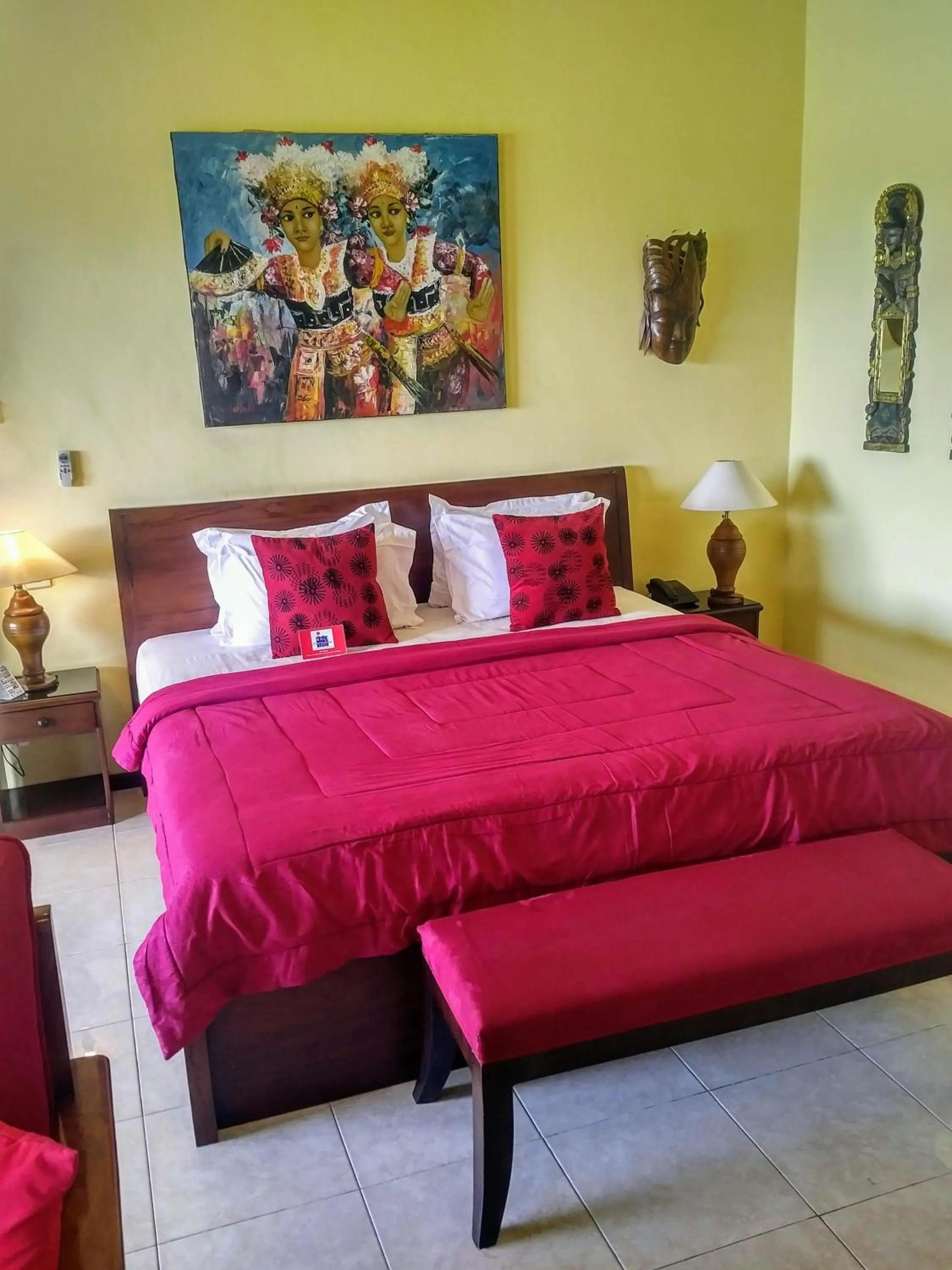 Bed in Bali Paradise Hotel Boutique Resort