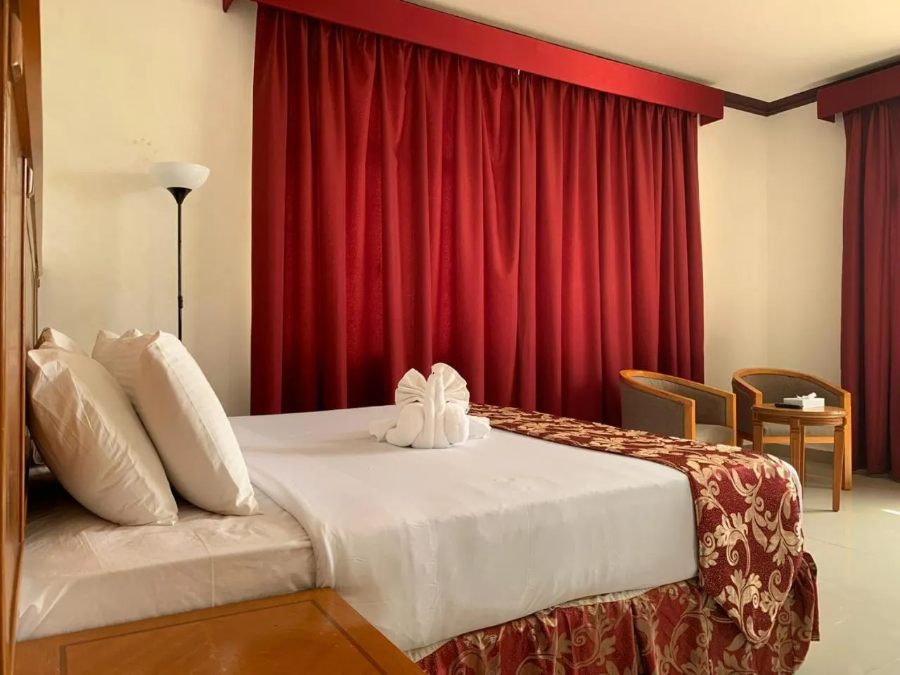 Bed in Samharam Resort Salalah