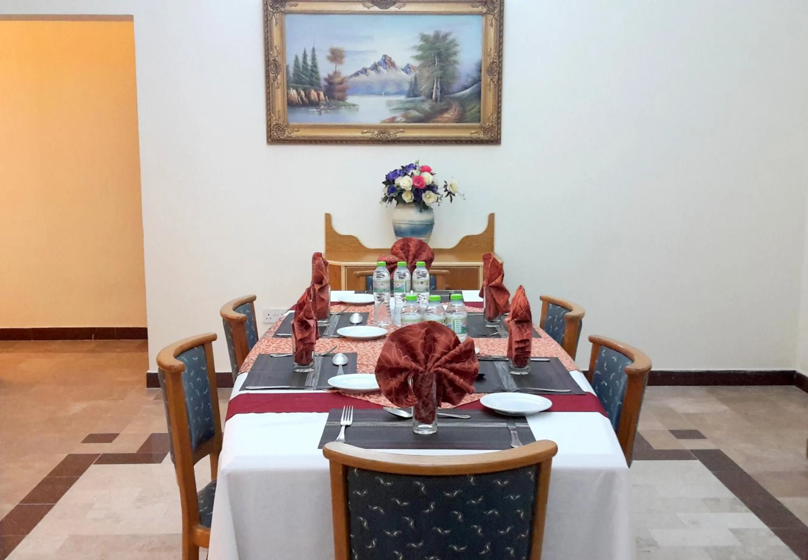 Dining area in Samharam Resort Salalah