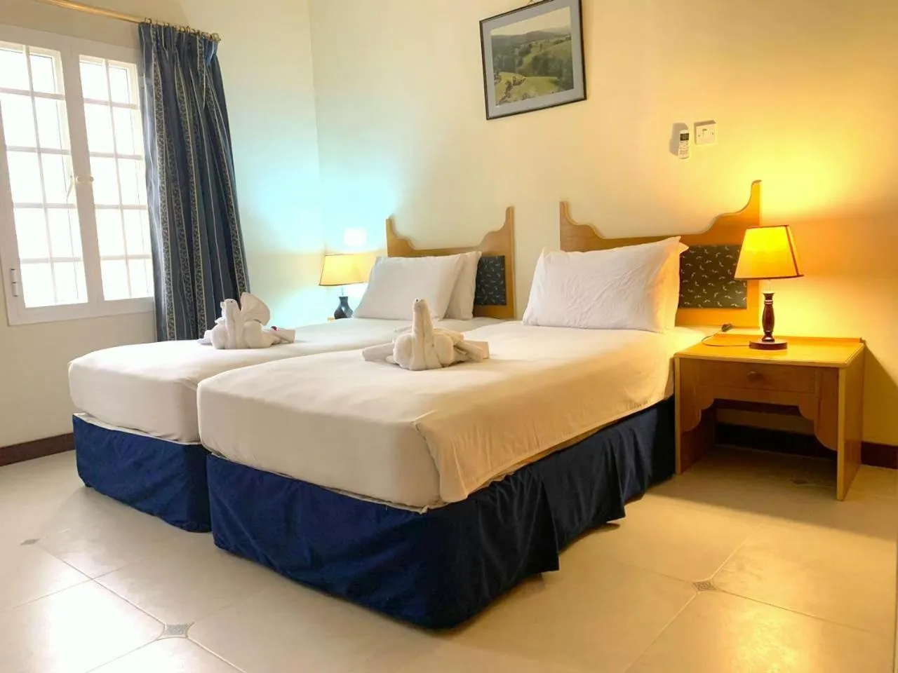 Bed in Samharam Resort Salalah