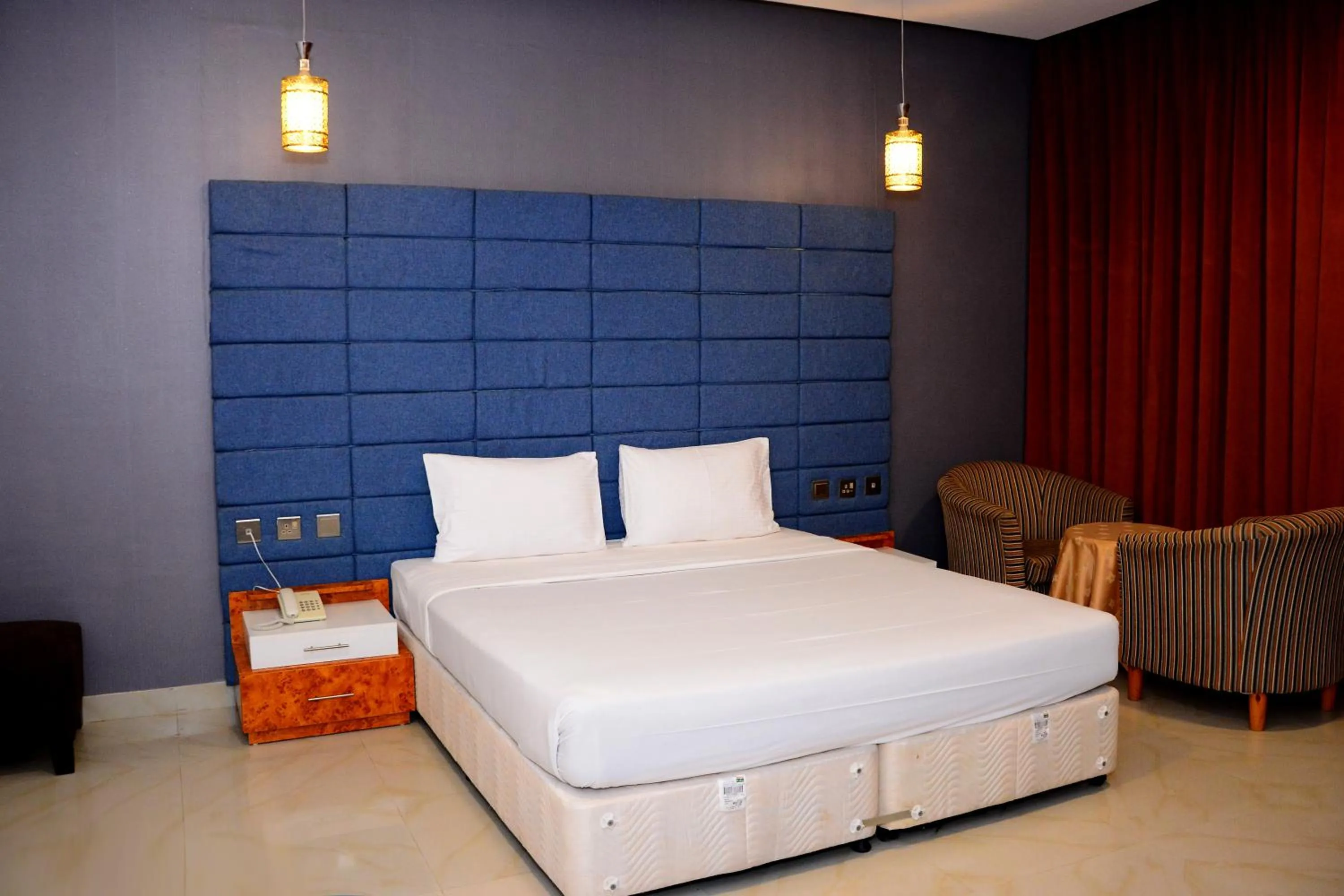 Bed in Samharam Resort Salalah