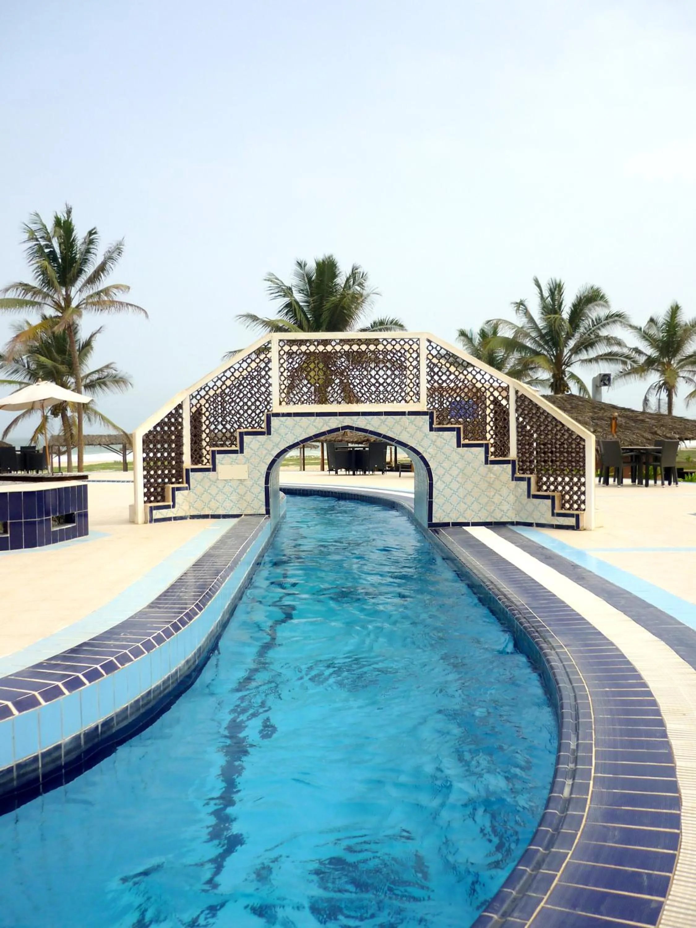 Swimming pool in Samharam Resort Salalah