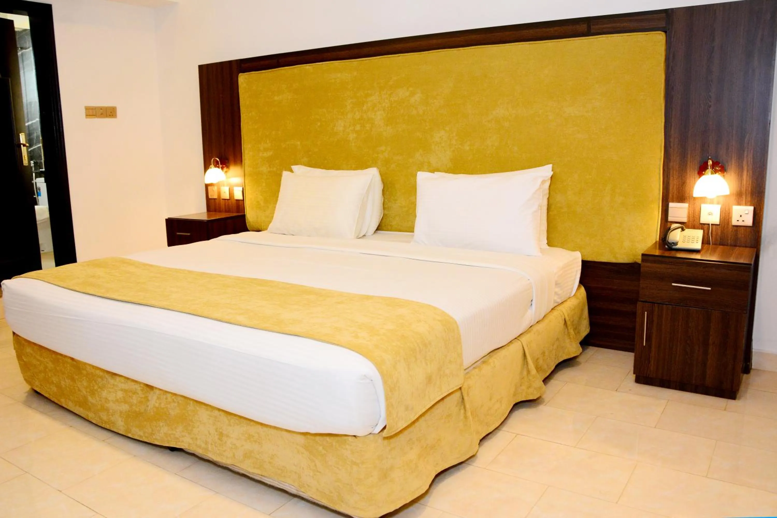 Bed in Samharam Resort Salalah