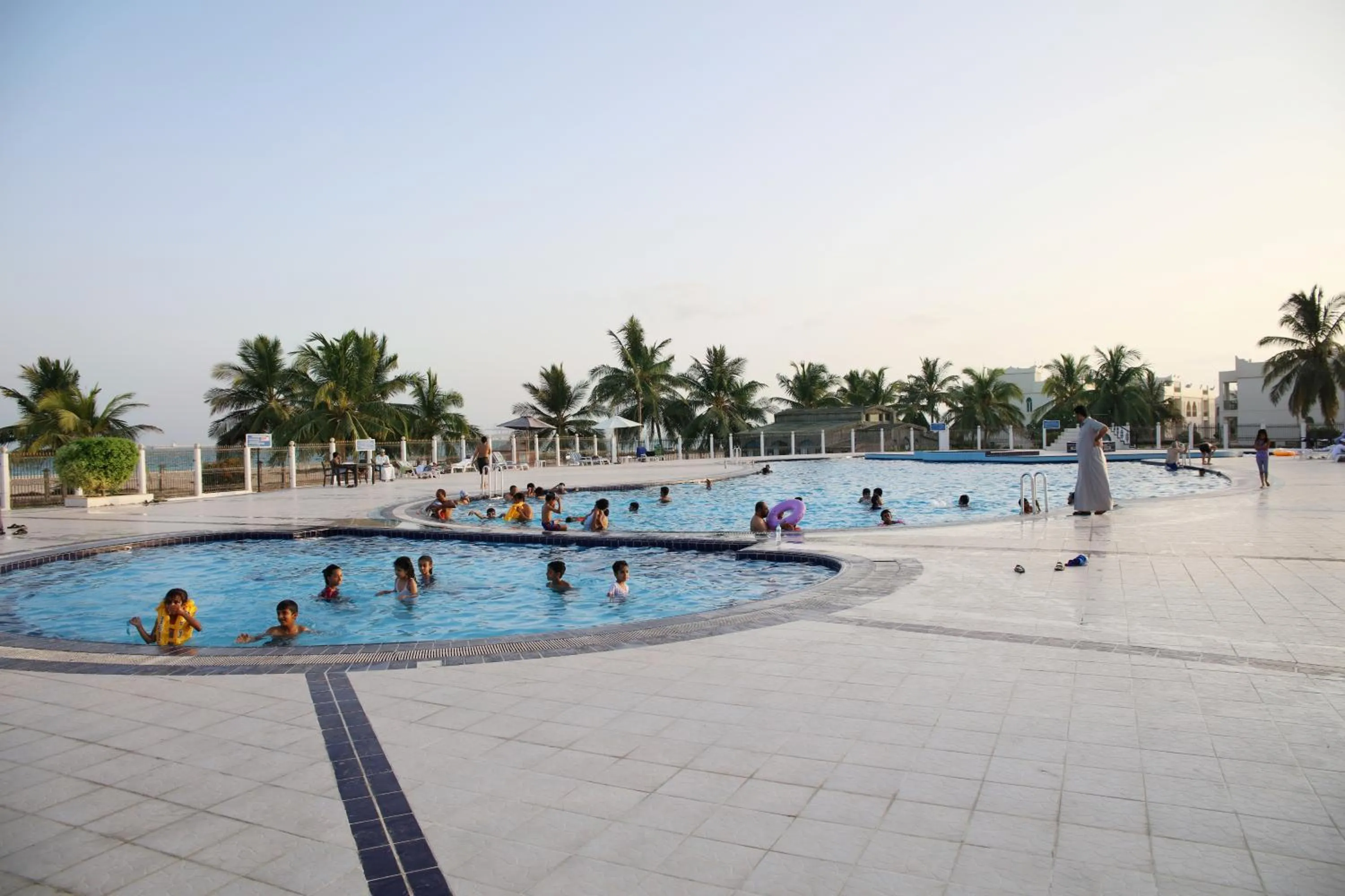 Swimming pool in Samharam Resort Salalah