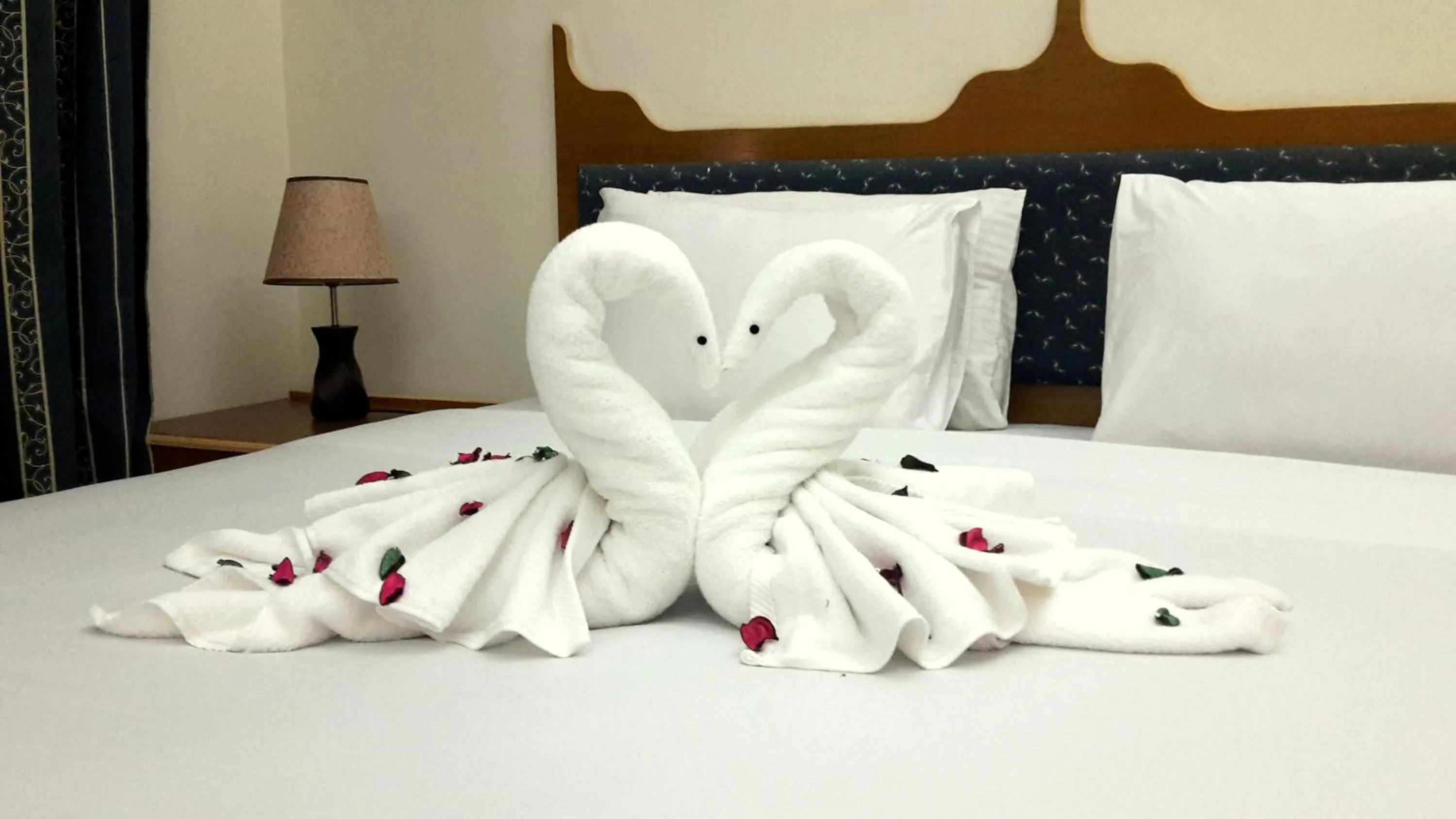 Bed in Samharam Resort Salalah