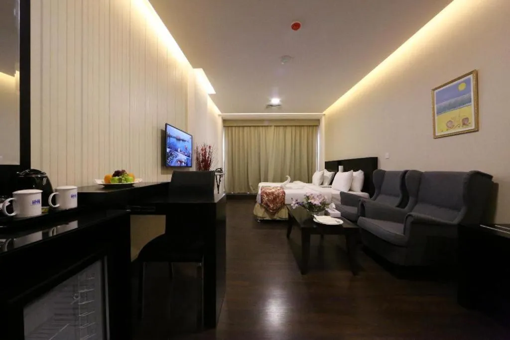 TV and multimedia, Seating Area in Haffa House Salalah