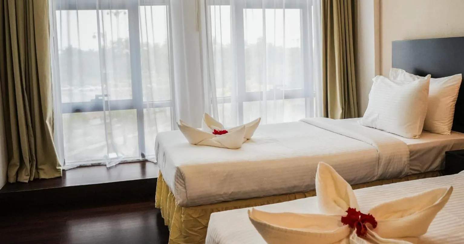 Bed in Haffa House Salalah