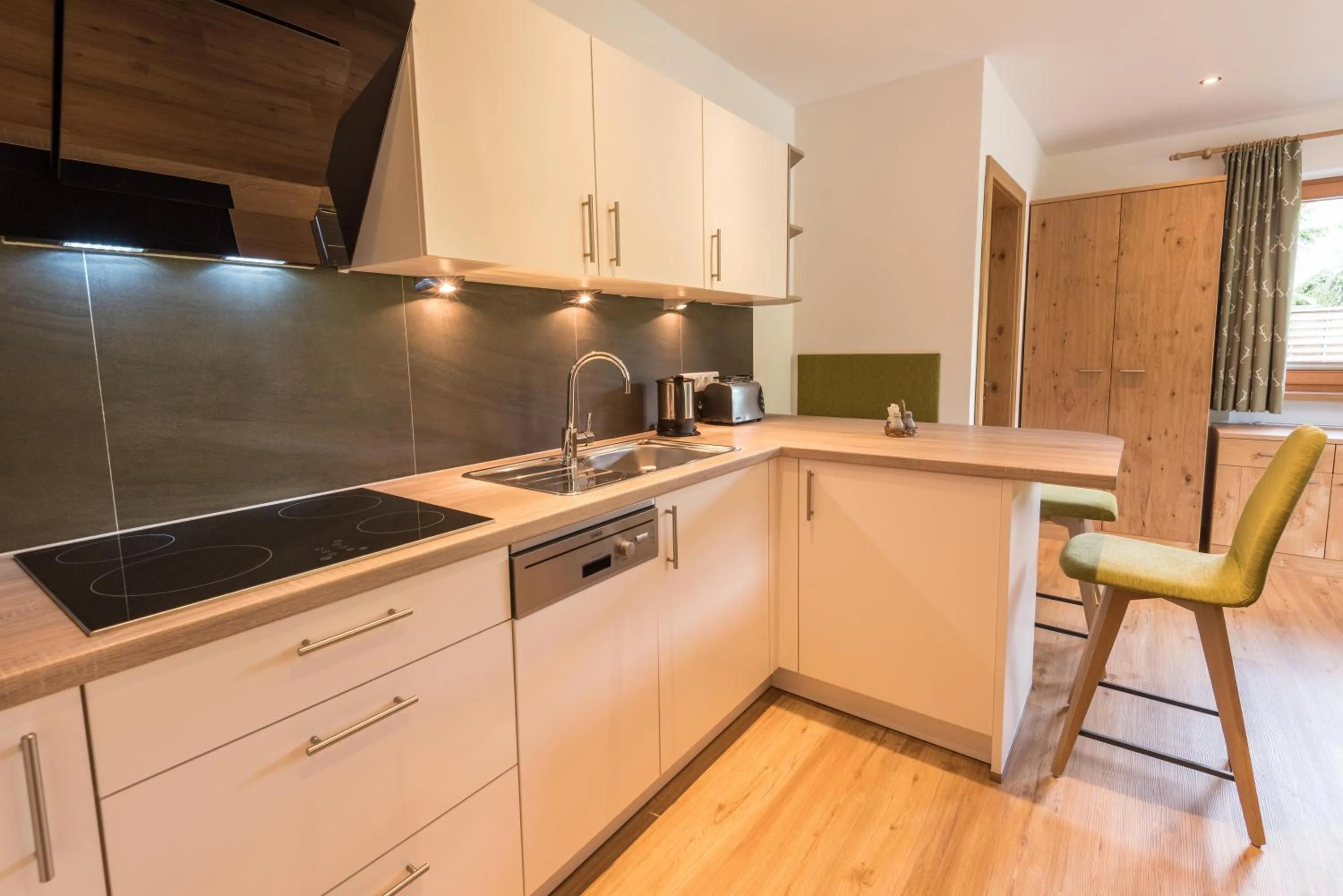 Kitchen or kitchenette in Apartments Foidl