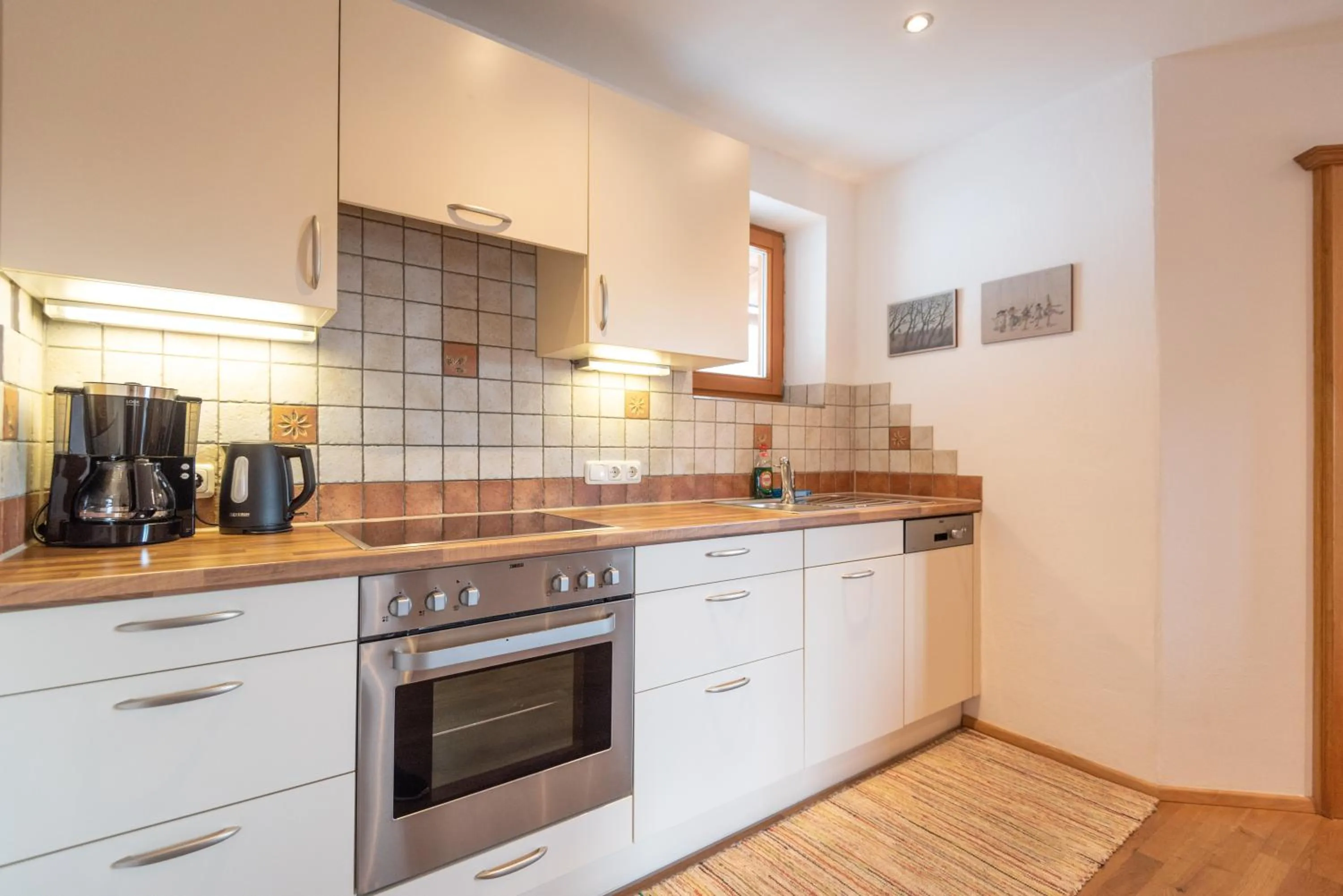 Kitchen or kitchenette in Apartments Foidl
